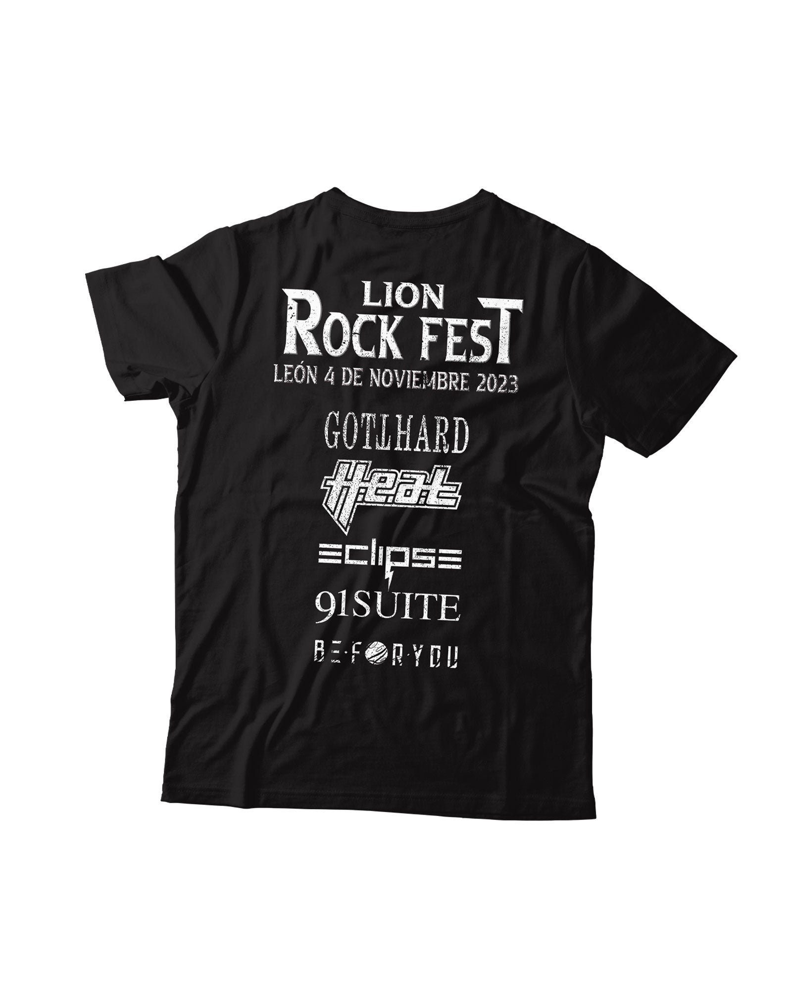 Lion Rock Fest - Camiseta Oficial Lion Rock Fest 2023 Negra - D2fy · Rocktud - Rocktud