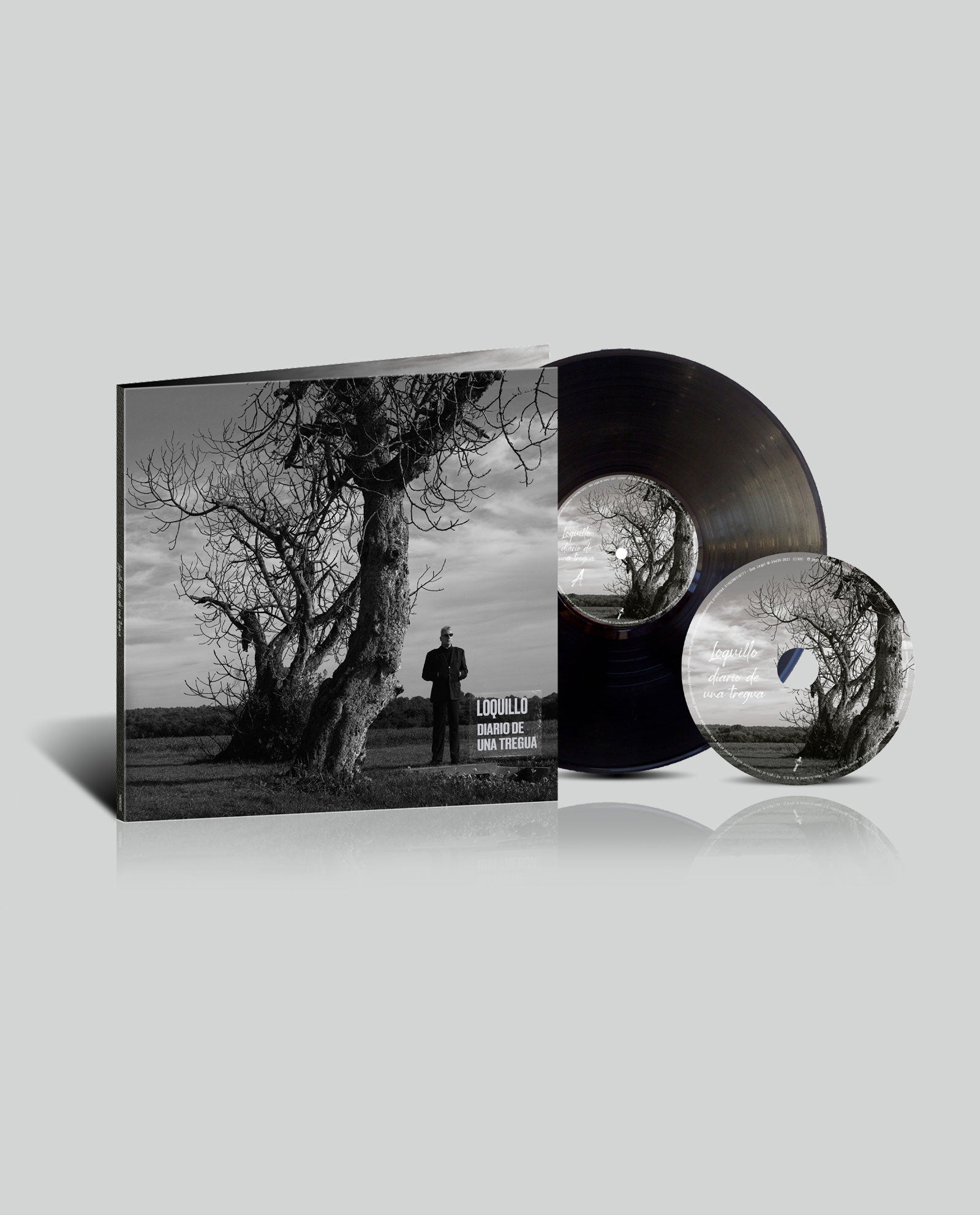 Loquillo - LP + CD + POSTAL FIRMADA + MOLESKINE "Diario de una tregua" - Rocktud - Loquillo