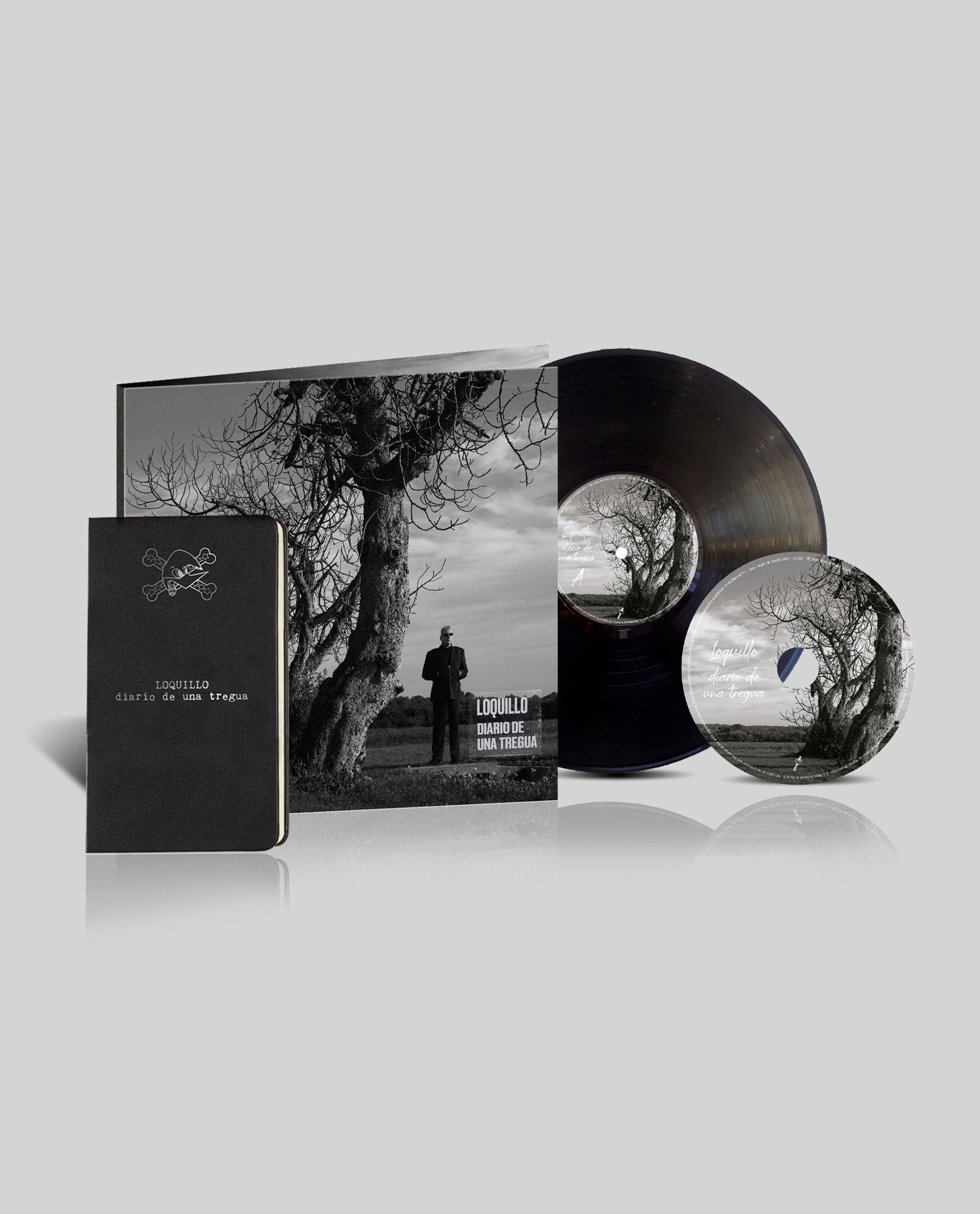 Loquillo - LP + CD + POSTAL FIRMADA + MOLESKINE "Diario de una tregua" - Rocktud - Loquillo
