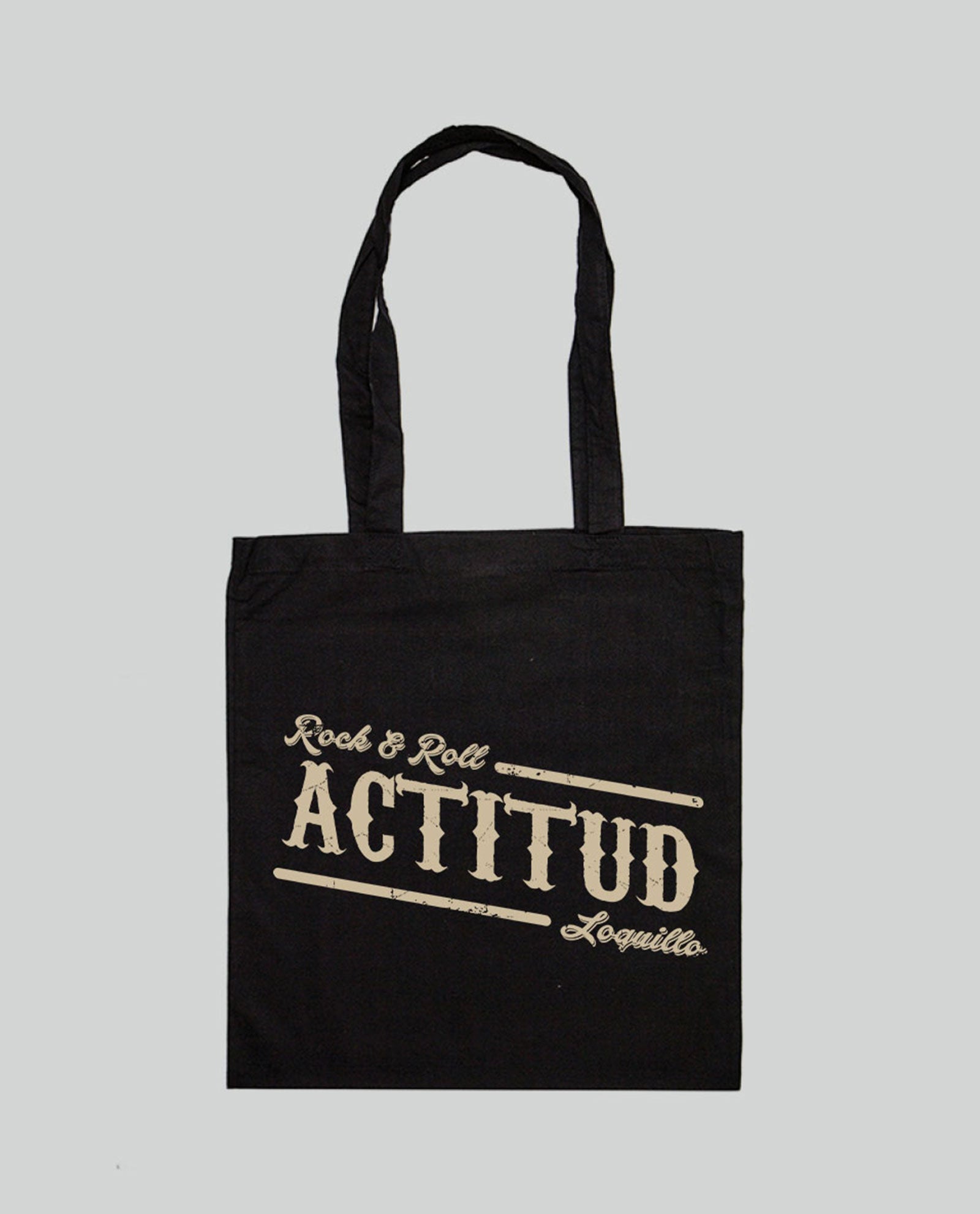 Loquillo - Tote Bag "Rock & Roll Actitud" - D2fy · Rocktud - Loquillo
