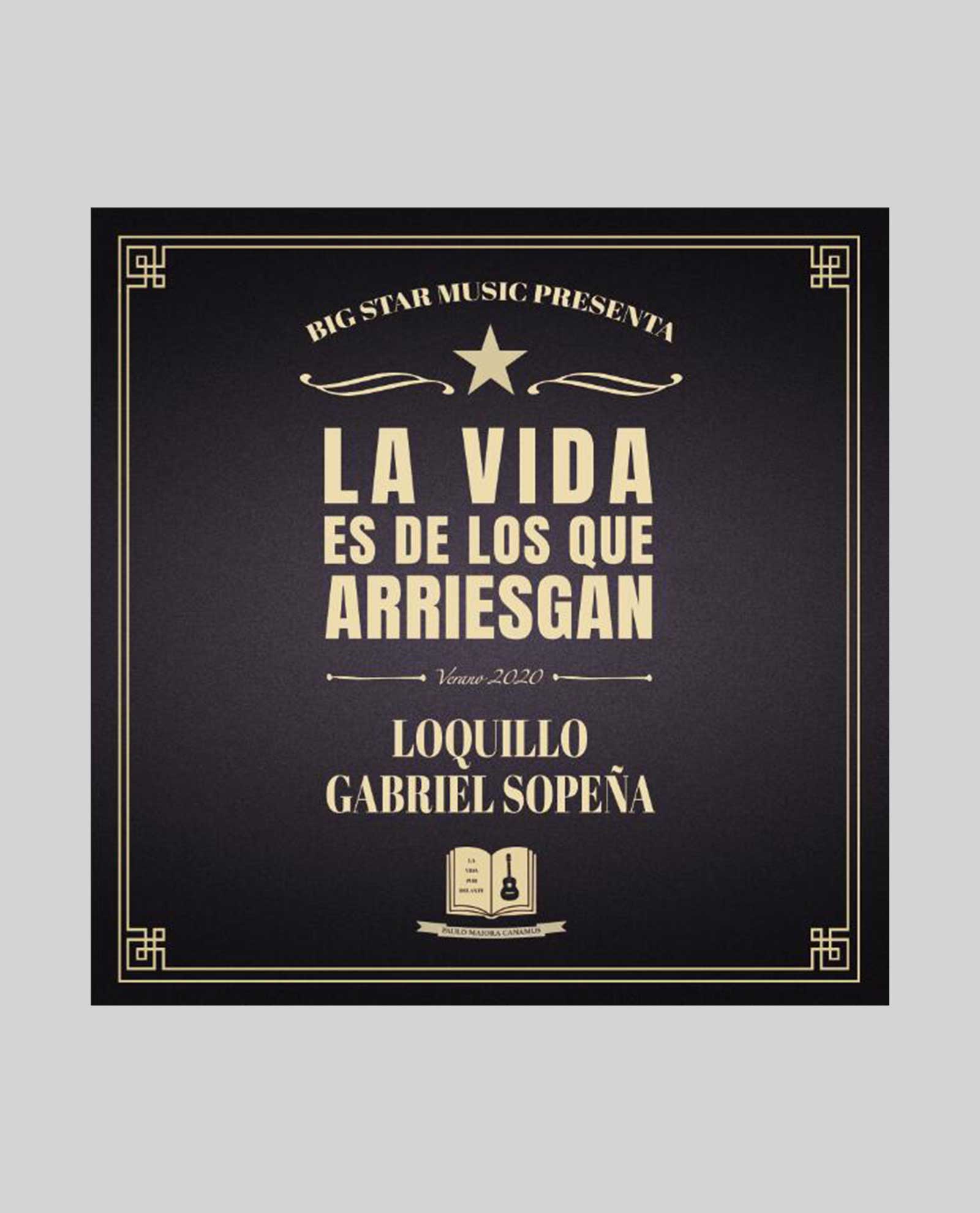 Loquillo y Gabriel Sopeña - 2LP "La vida es de los que arriesgan" - Rocktud - Loquillo