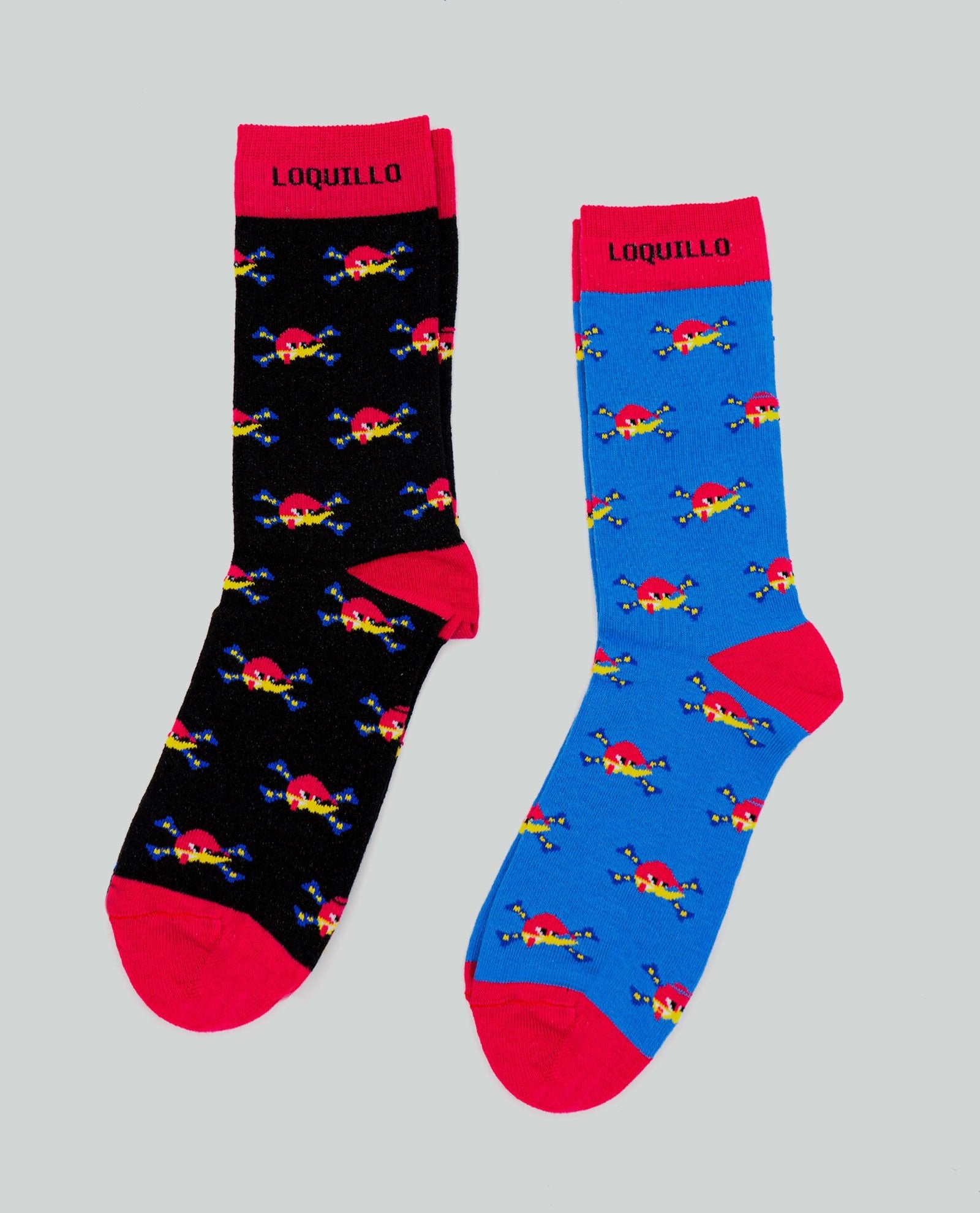Pack 2 pares de calcetines Loquillo - Rocktud - Loquillo