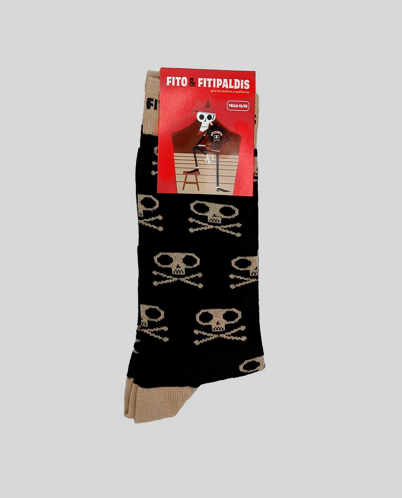 Par de calcetines Huesos - Fito & Fitipaldis - Rocktud - Fito y Fitipaldis
