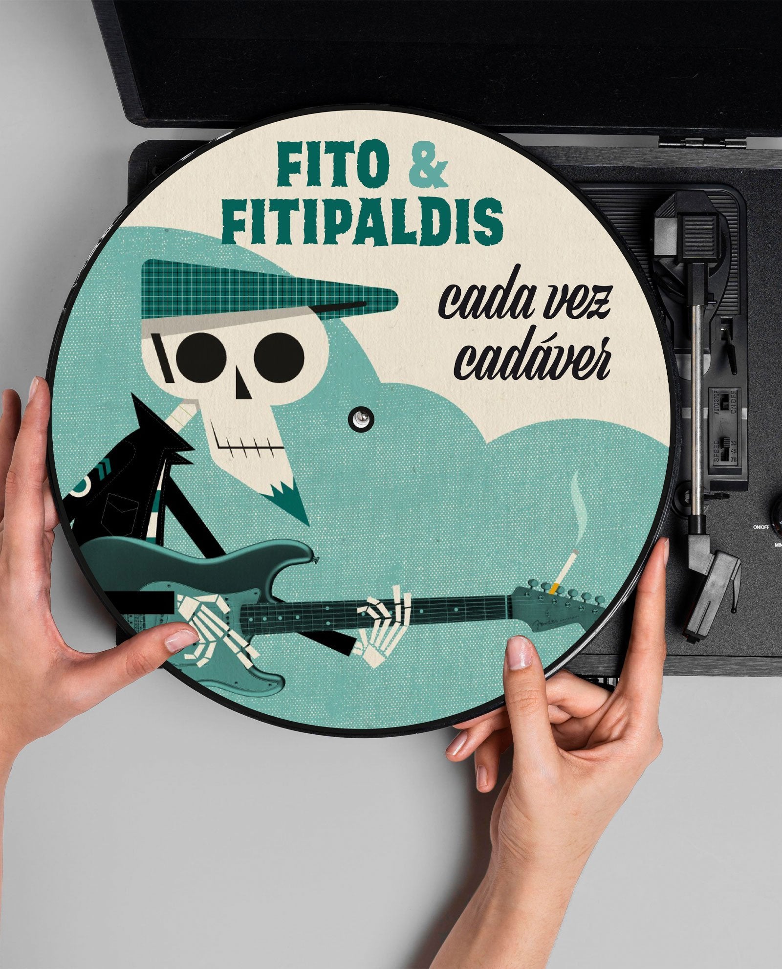 Protector de vinilos "CADA VEZ CADÁVER" - Rocktud - Fito y Fitipaldis