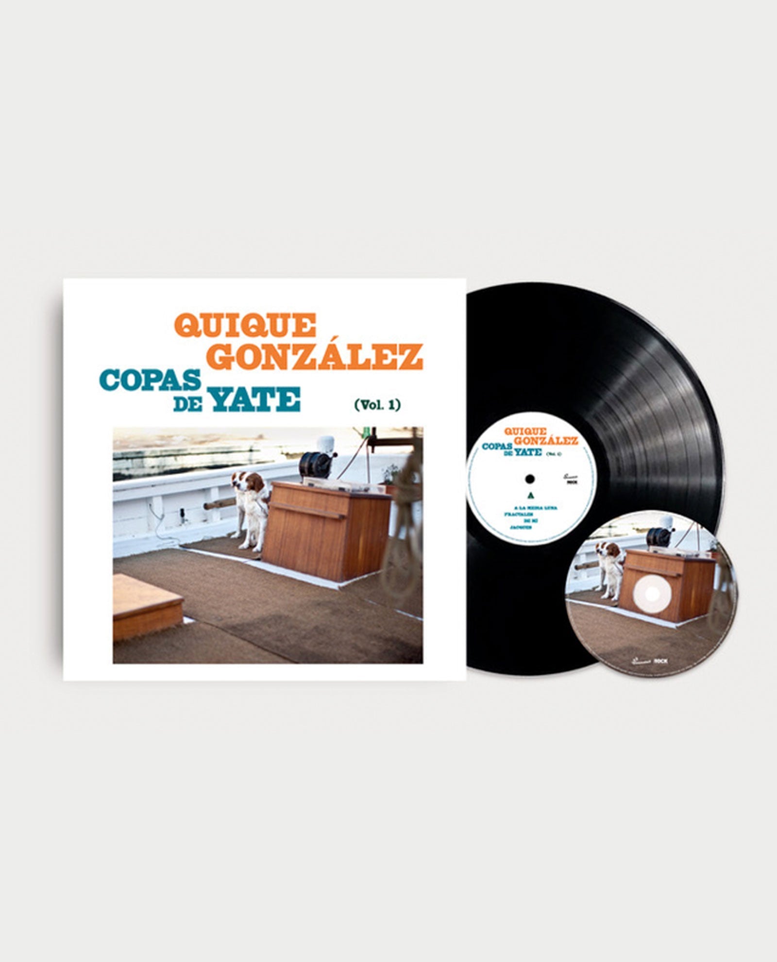 Quique González - LP Vinilo + CD FIRMADO "Copas de Yate (Vol. I)" - D2fy · Rocktud - Quique González