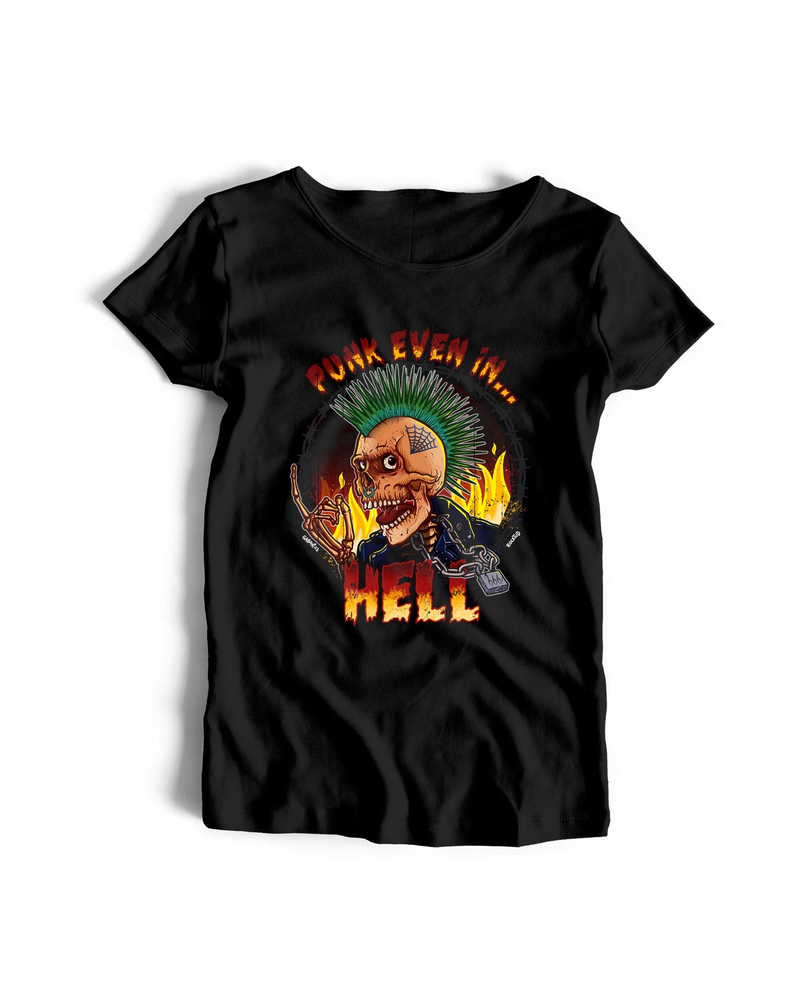 Rocktud - Gaboni x Rocktud - Camiseta "Punk even in Hell" - D2fy · Rocktud - Rocktud Brand