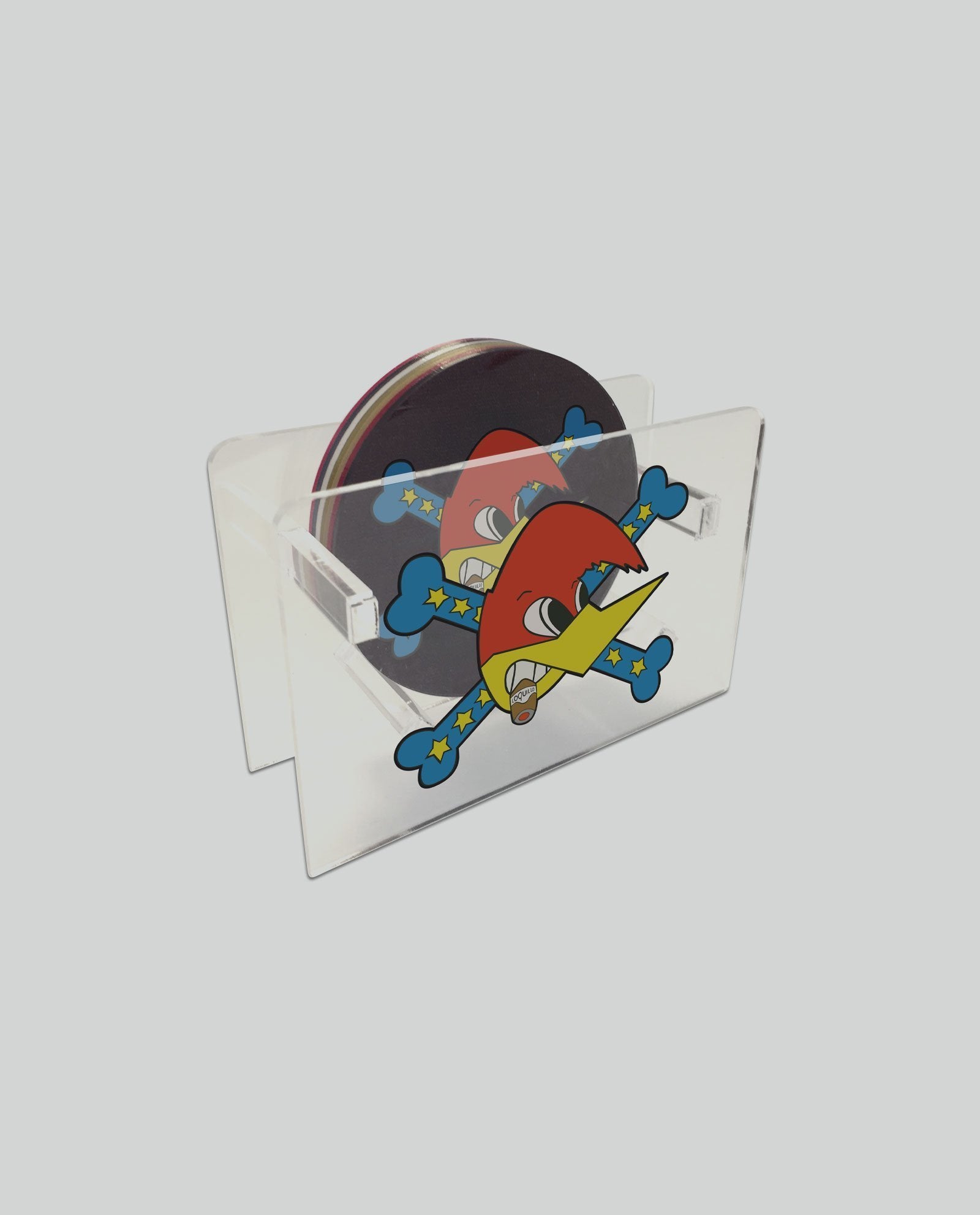 Set 8 posavasos Loquillo - Rocktud - Loquillo