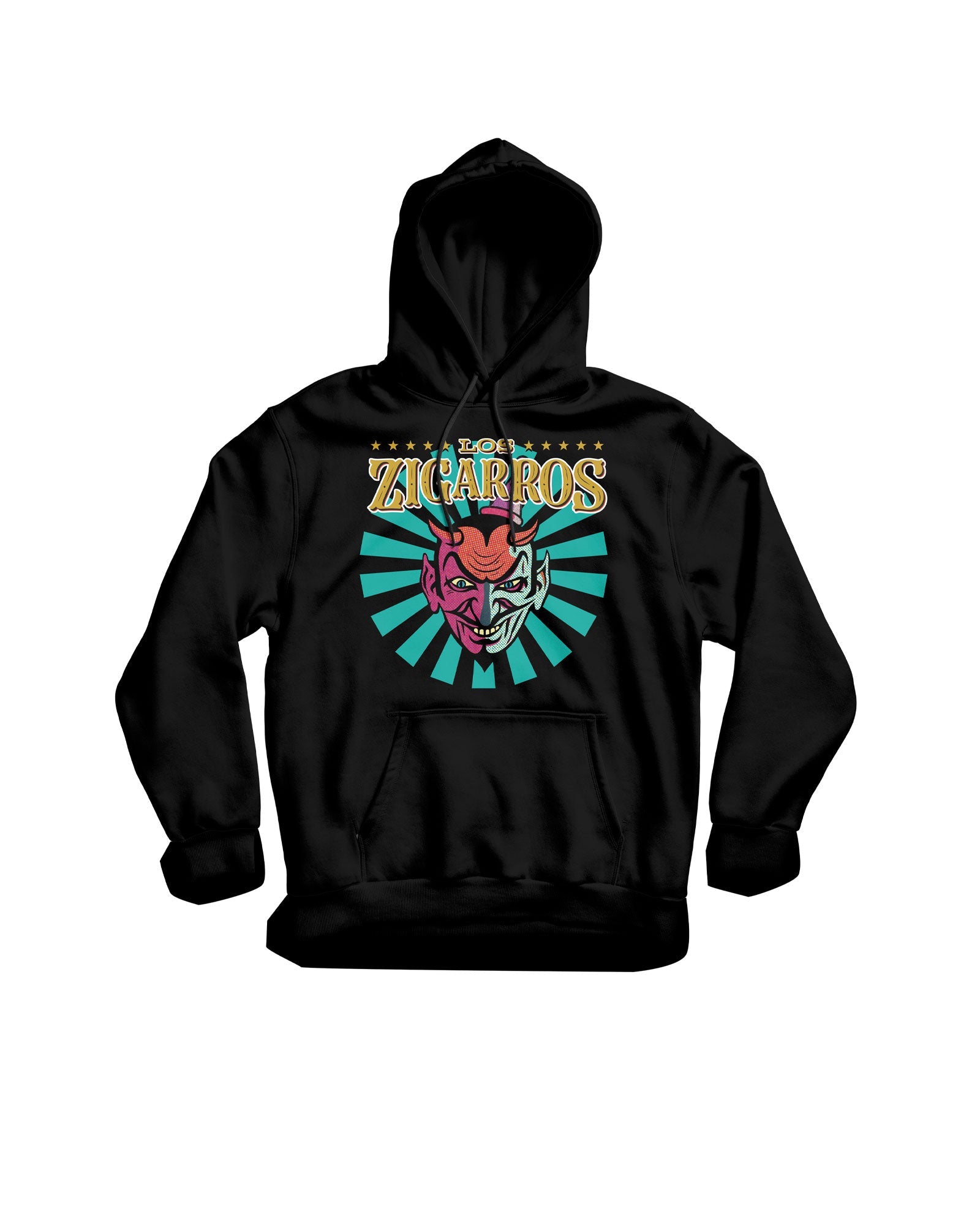 Sudadera Capucha "Demonio" - Los Zigarros - Rocktud - Los Zigarros
