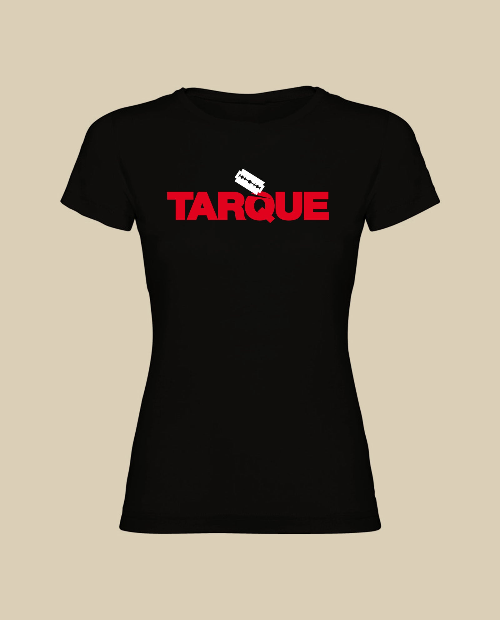 Tarque - Camiseta Logo Negra Mujer
