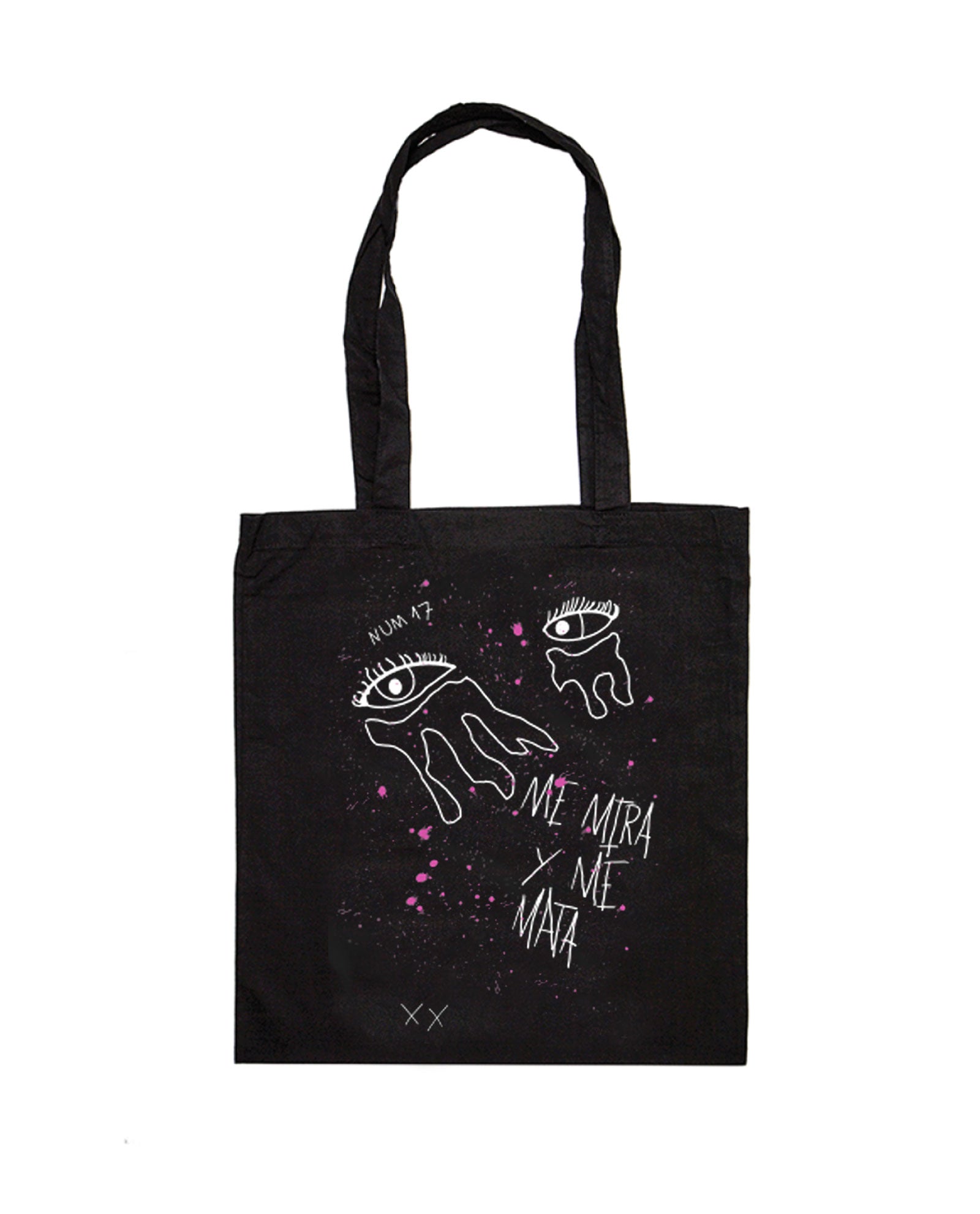 Tote Bag "Ojos" Negra - Miren - Rocktud - Miren