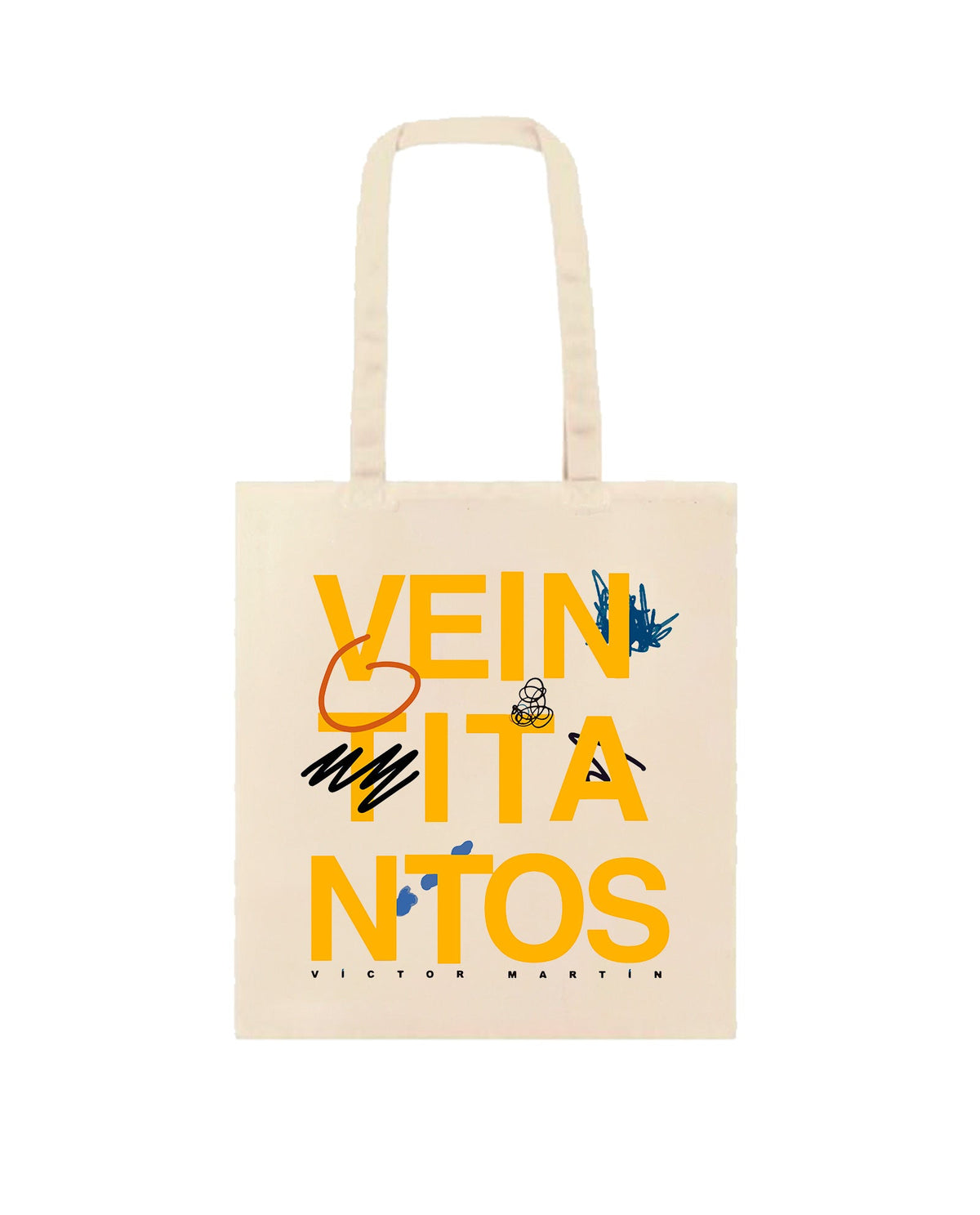 Víctor Martín - Tote Bag "Veintitantos" Blanca - D2fy · Rocktud - Metales Preciosos