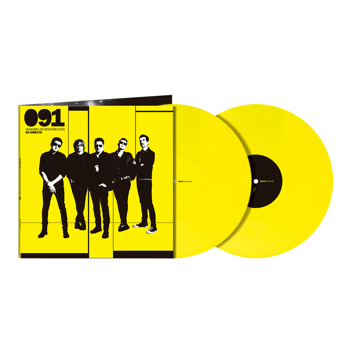 091 - 2LP Vinilo Amarillo "Maniobra de resurrección" - D2fy - Direct To Fans - 091