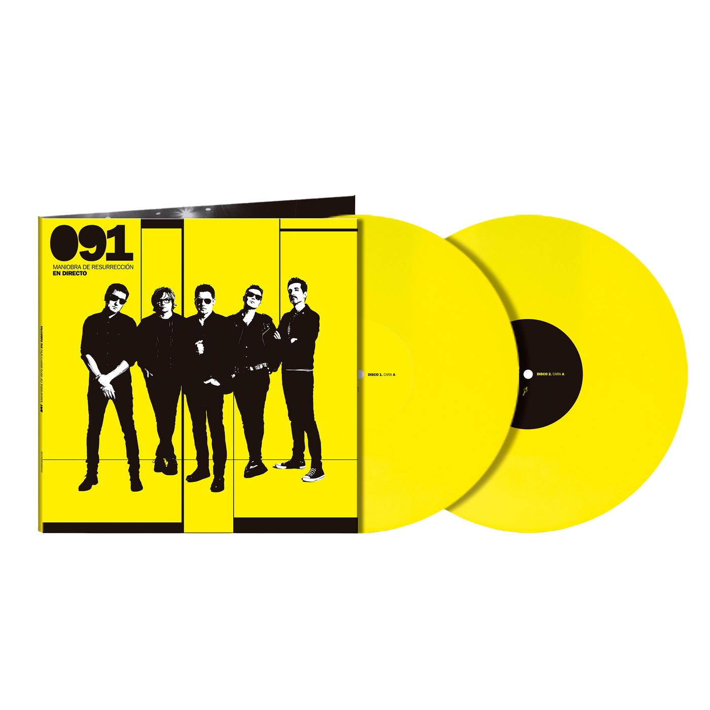 091 - 2LP Vinilo Amarillo "Maniobra de resurrección"