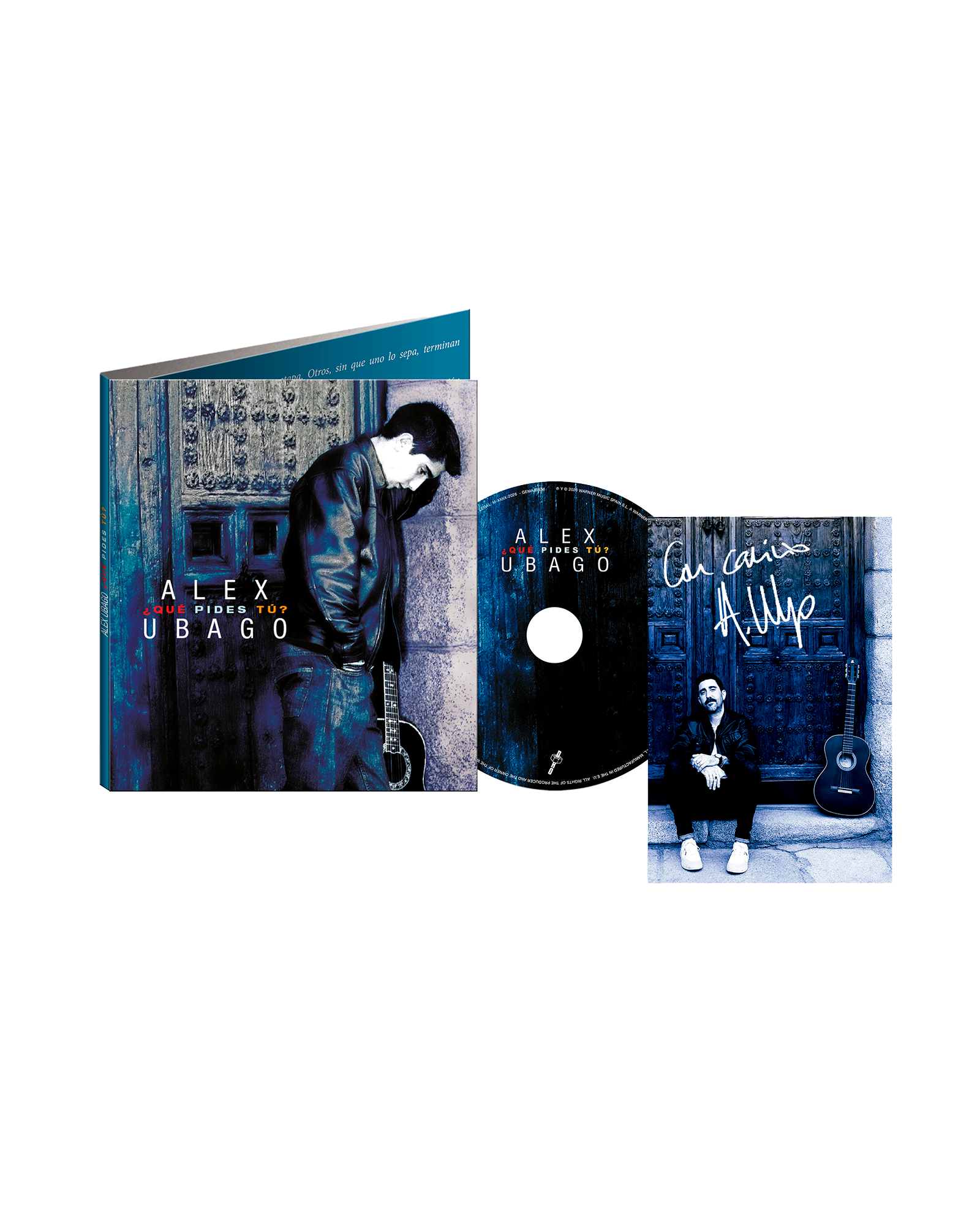 Alex Ubago - CD+ Postal Firmada "¿Qué pides tú? 25 Aniversario"