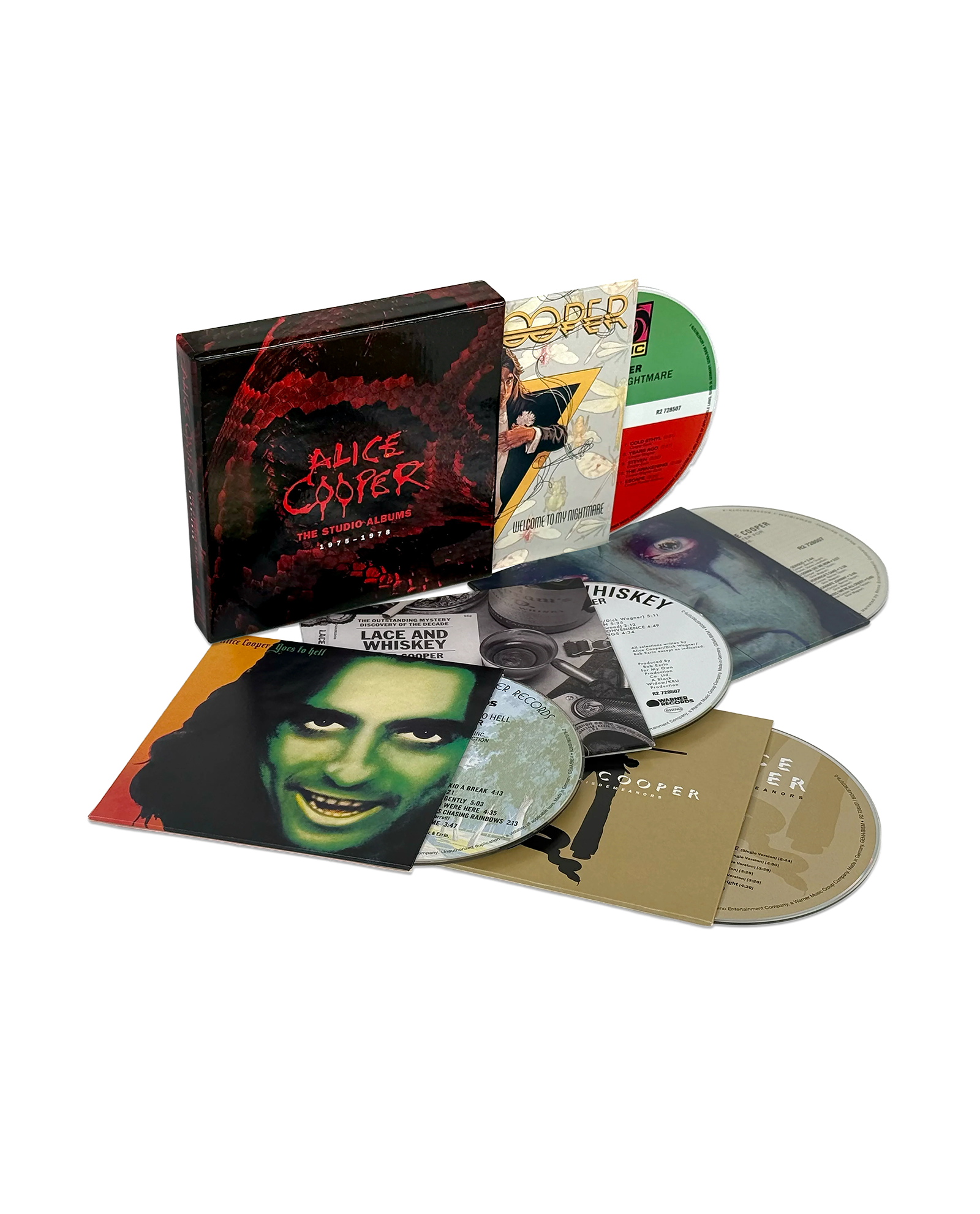 Alice Cooper - 5CD "The Studio Albums 1975-1978"