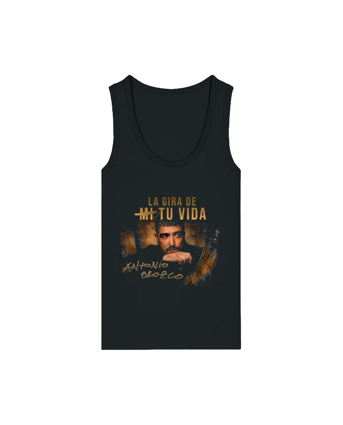 Antonio Orozco - Camiseta Tirantes "Foto La Gira De Tu Vida" Mujer