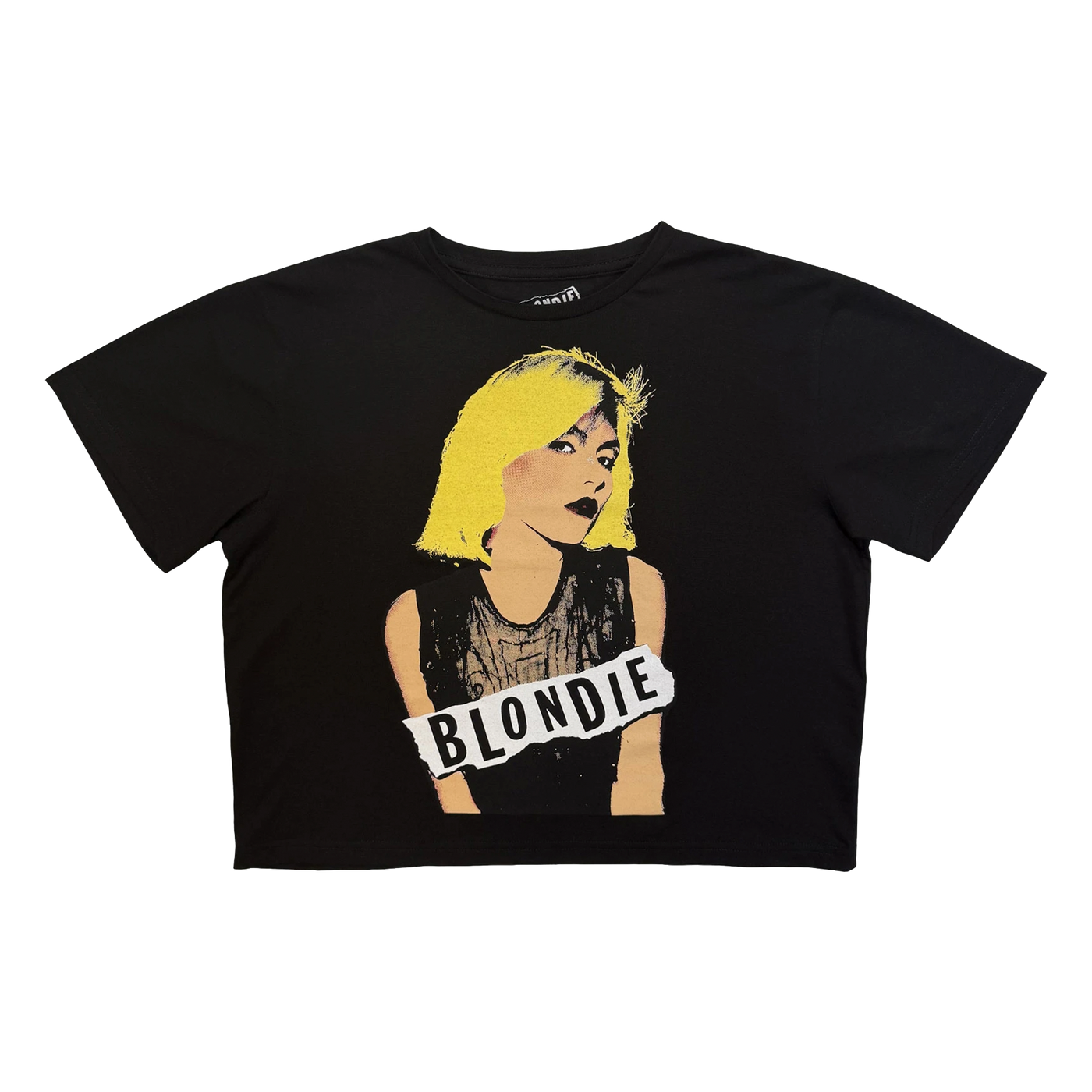 Blondie - Camiseta Mujer Crop "Side Glance"