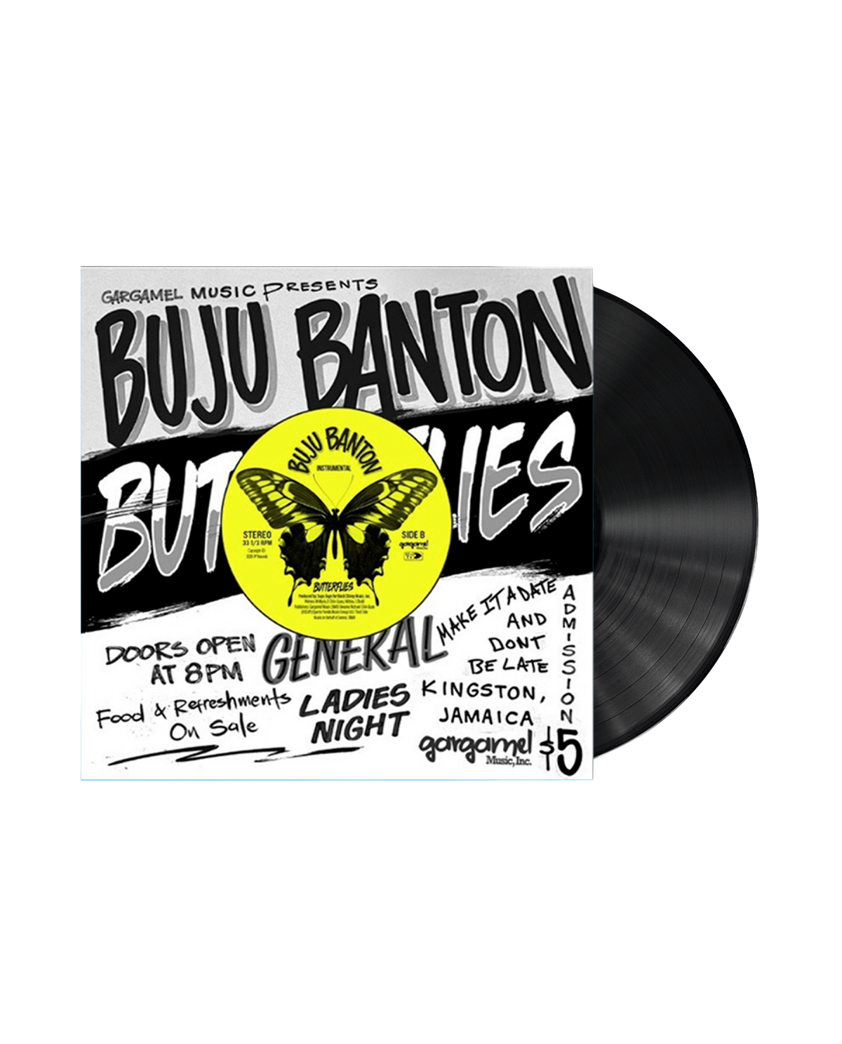 Buju Banton - LP Vinilo 7" "Butterflies”