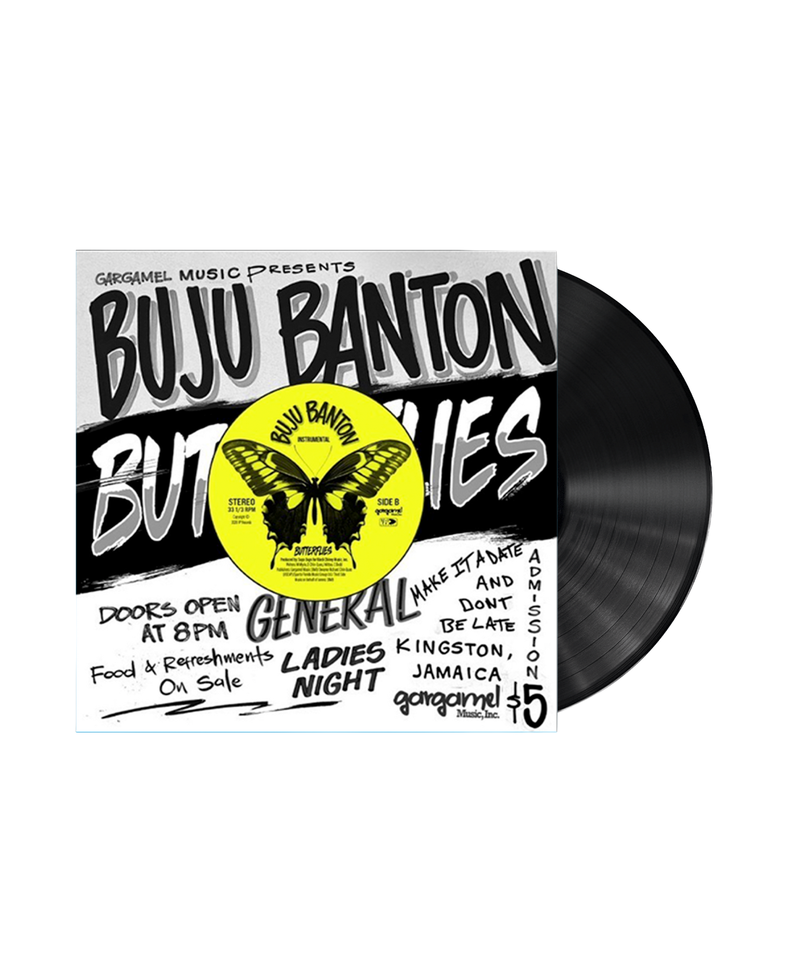 Buju Banton - LP Vinilo 7" "Butterflies”