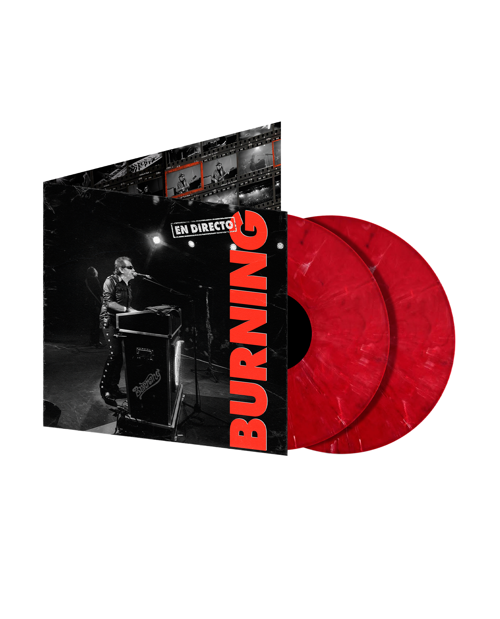 Burning - 2LP Vinilo Splatter "En directo-50 aniversario"