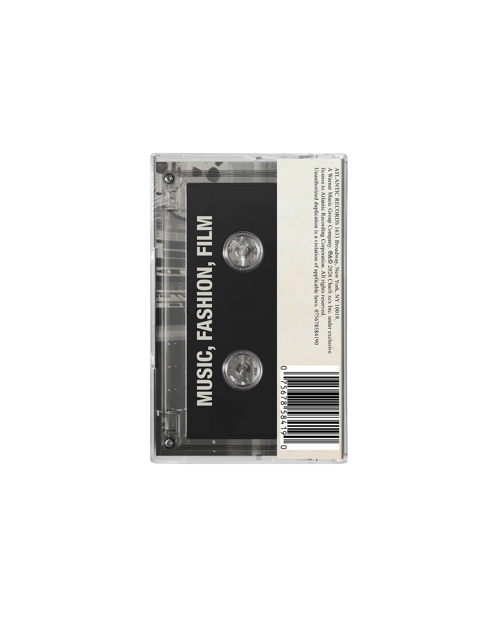 Charli XCX - Cassette "Music, Fashion, Film"