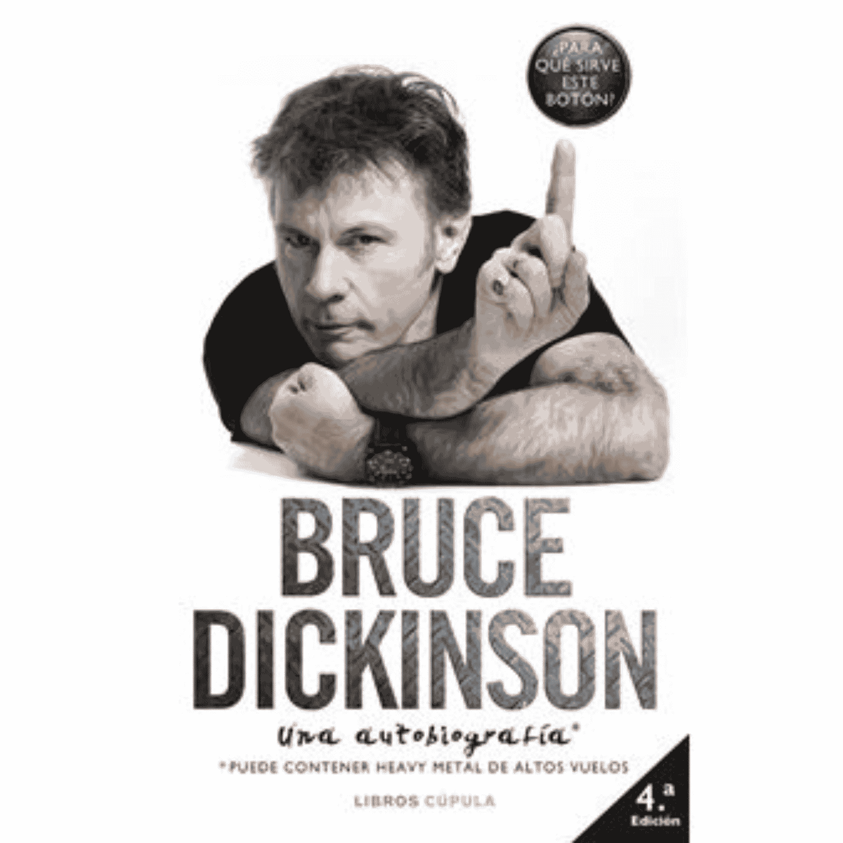 Iron Maiden - Libro "Bruce Dickinson. Edicion Tapa Blanda"