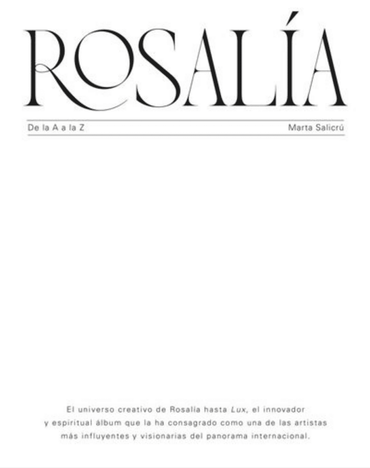Rosalia - Libro "Rosalia de la a a la Z"