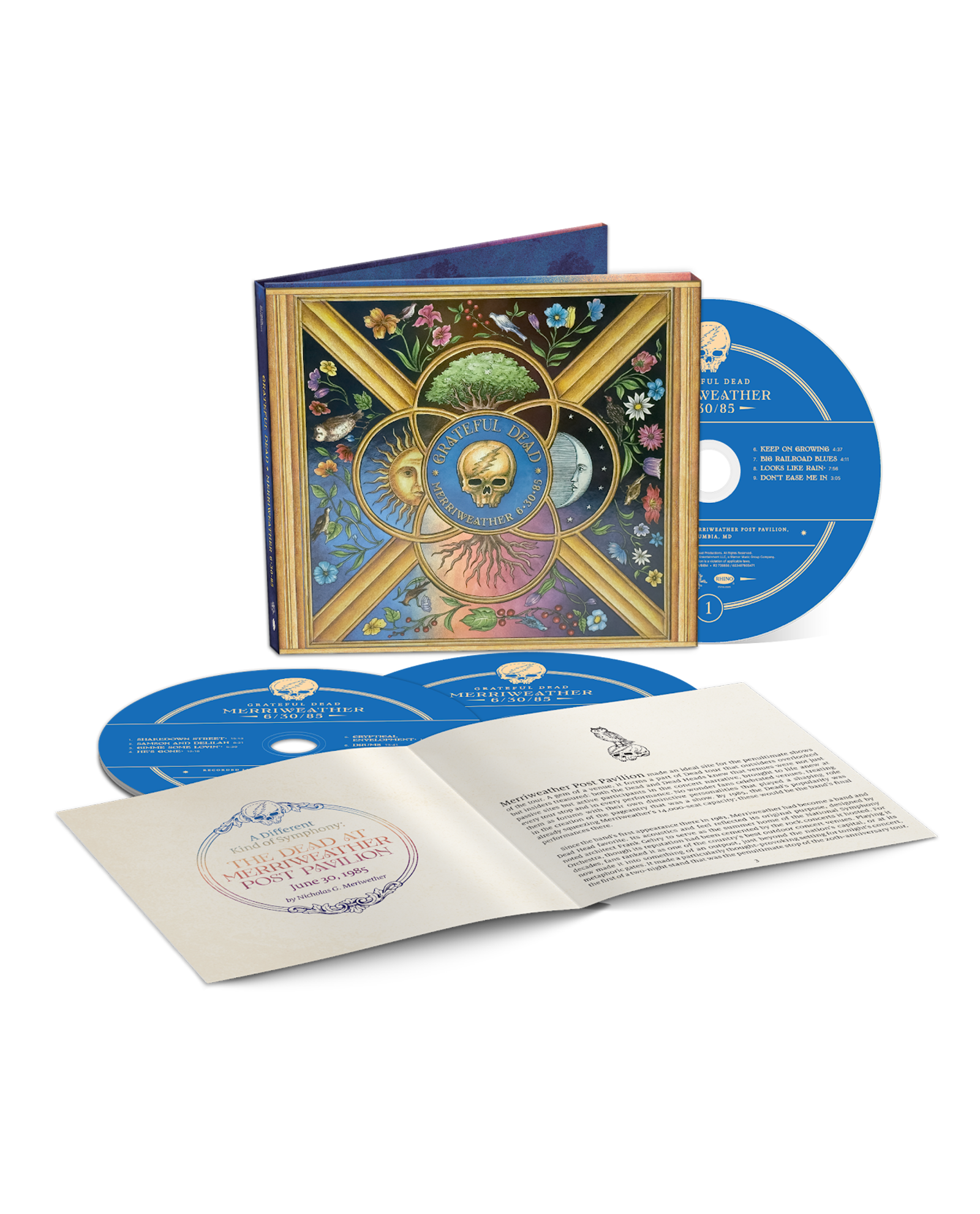 Grateful Dead - 3CD Softpack "Merriweather 6/30/85"