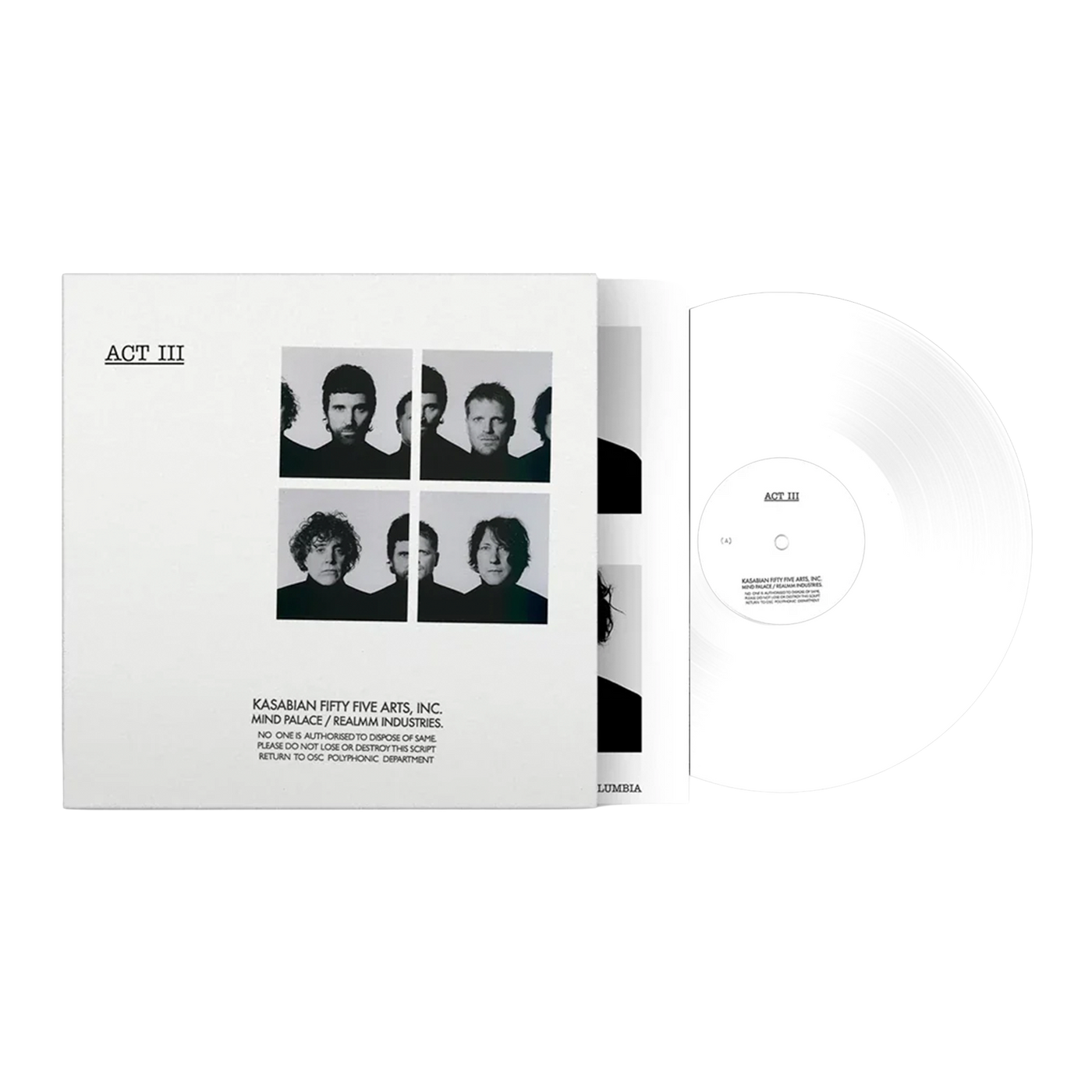 Kasabian - LP Vinilo Blanco "Act III"