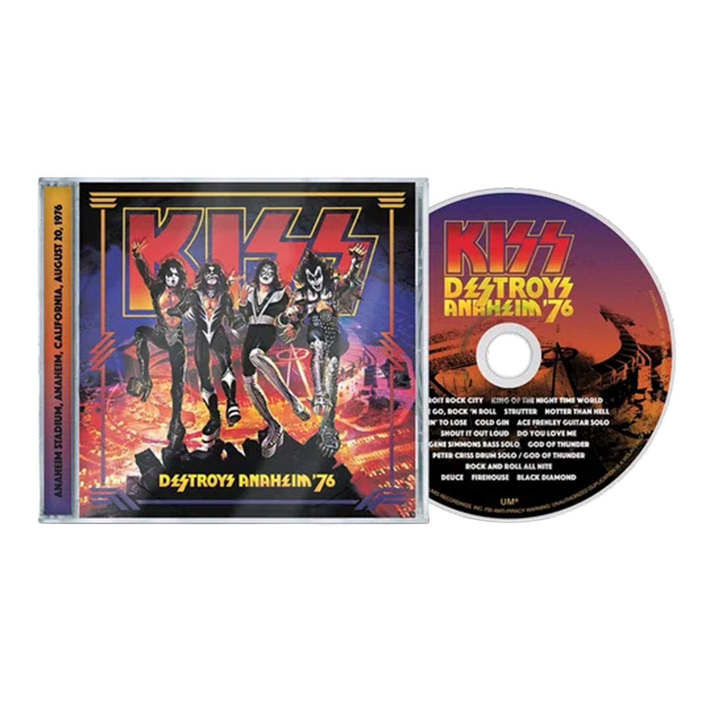 Kiss - CD "Destroys Anaheim '76"
