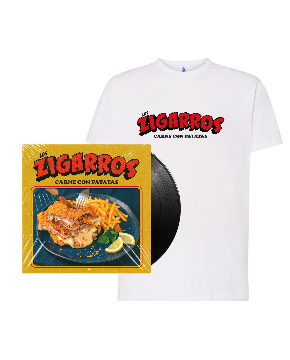 PACK Camiseta + LP Firmado + CD (Encartado)