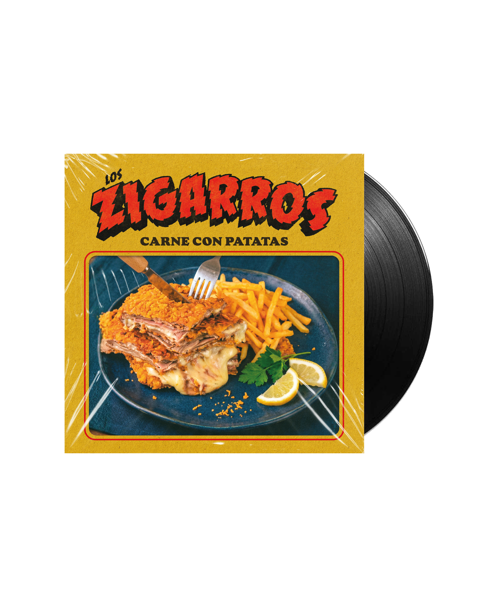 Los Zigarros - LP Firmado + CD (Encartado) "Carne con Patatas"