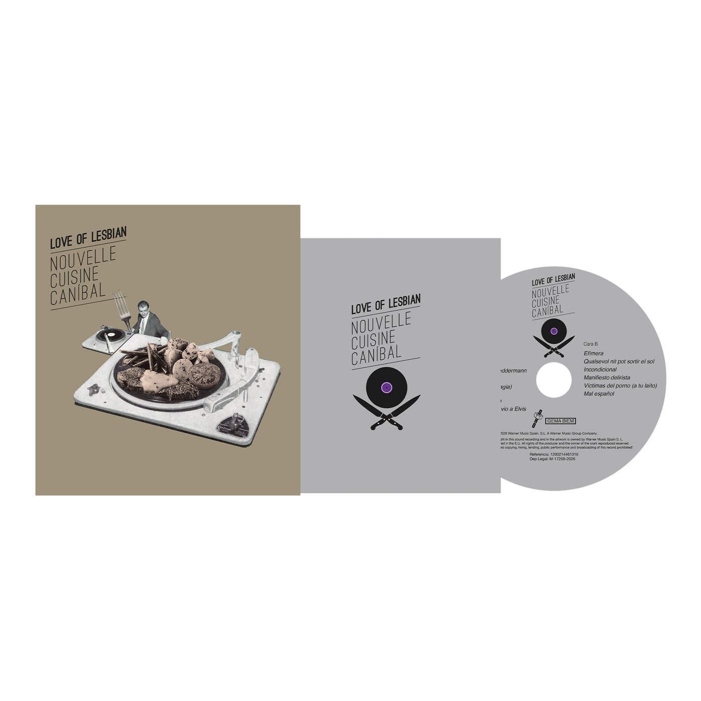 Love of Lesbian - CD "Nouvelle Cuisine Caníbal"