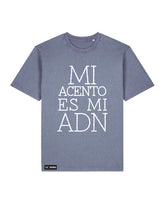 Manuel Carrasco - Camiseta Unisex "Mi Acento" Azul Vintage