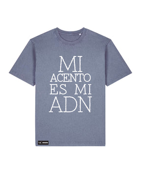 Manuel Carrasco - Camiseta Unisex "Mi Acento" Azul Vintage