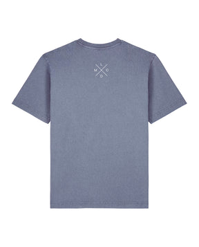 Manuel Carrasco - Camiseta Unisex "Mi Acento" Azul Vintage