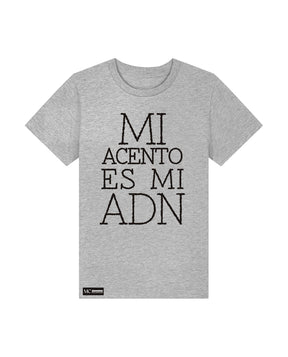 Manuel Carrasco - Camiseta Niño "Mi Acento" Gris