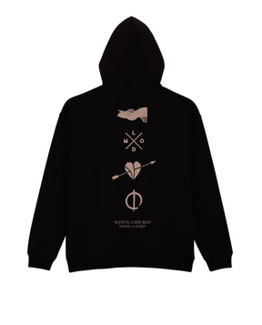 Manuel Carrasco - Sudadera Capucha Unisex "Salvaje desde la Raíz" Negra
