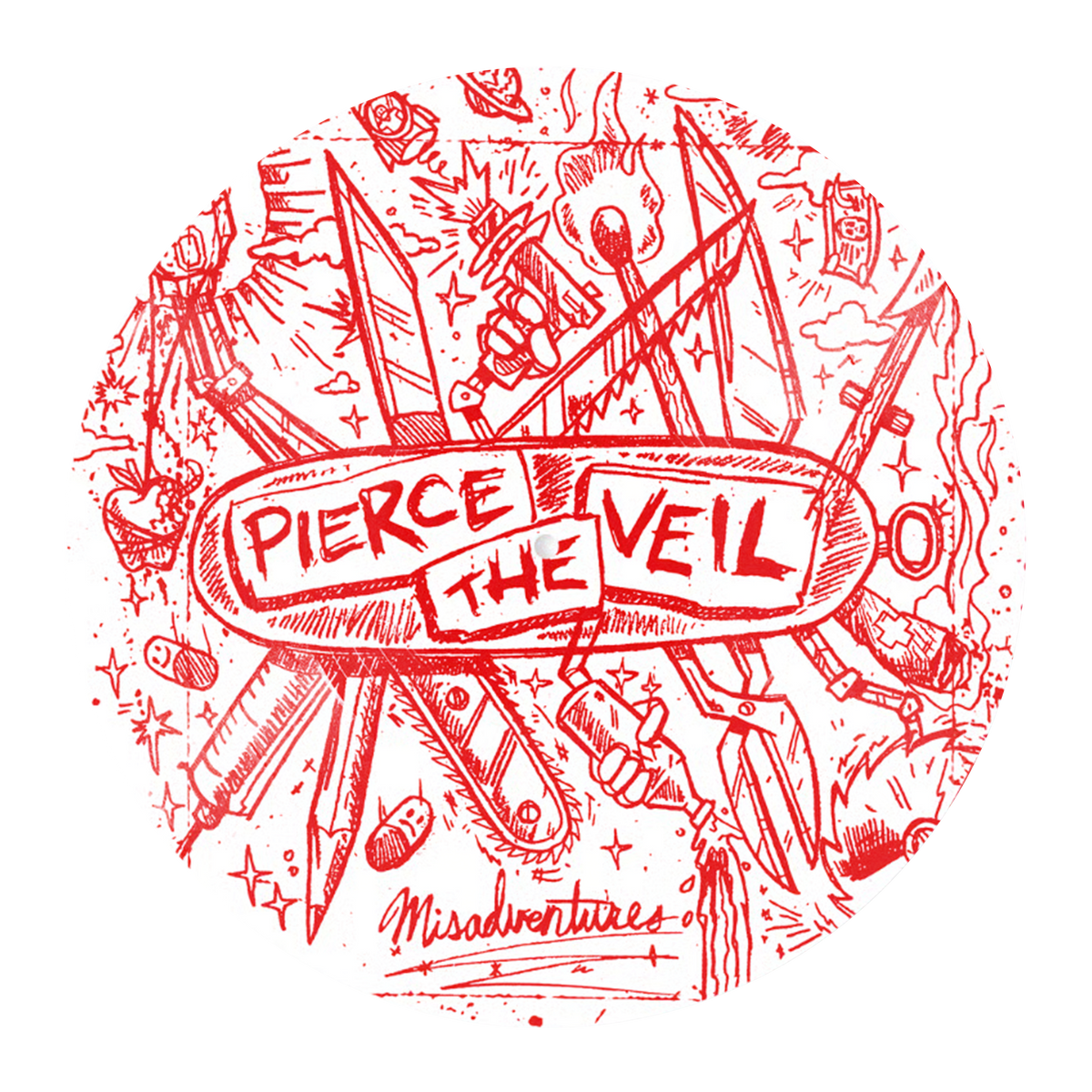 Pierce The Veil - LP Vinilo Picture Disc "Misadventures (10th Anniversary)"