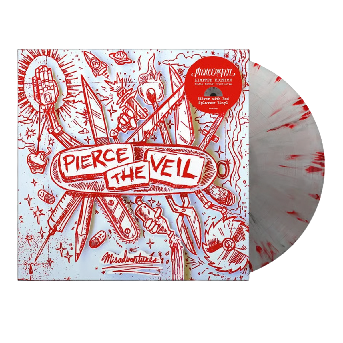 Pierce The Veil - LP Vinilo Splatter "Misadventures (10th Anniversary)"