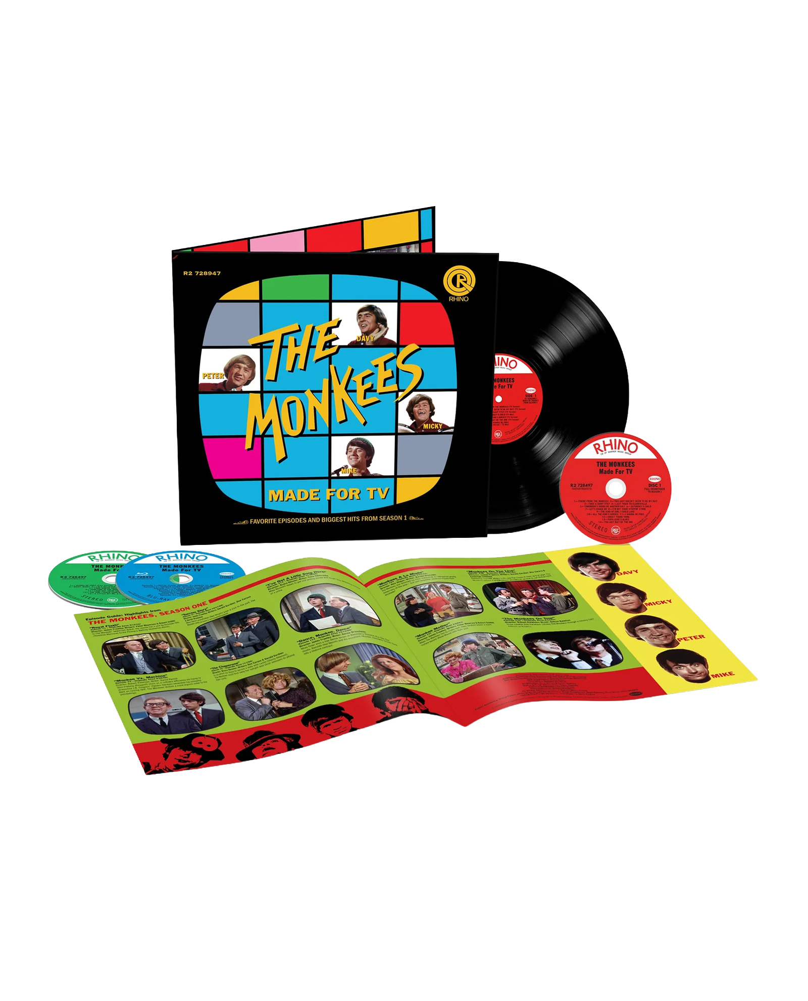 The Monkees - Box Set "Made For TV: Favorite Episodes and Biggest Hits from Season 1"