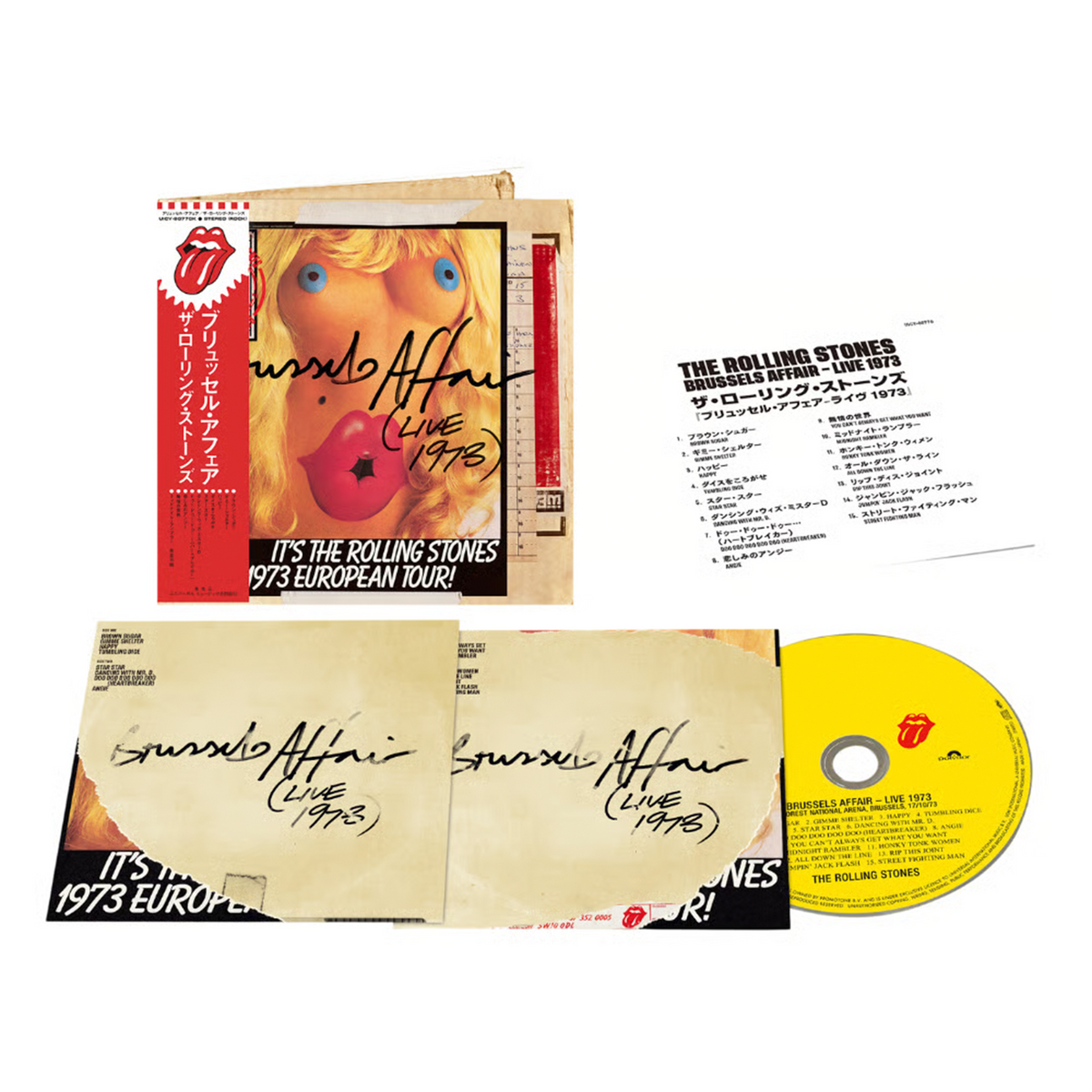 The Rolling Stones - CD "Brussels Affair (Live 1973)"