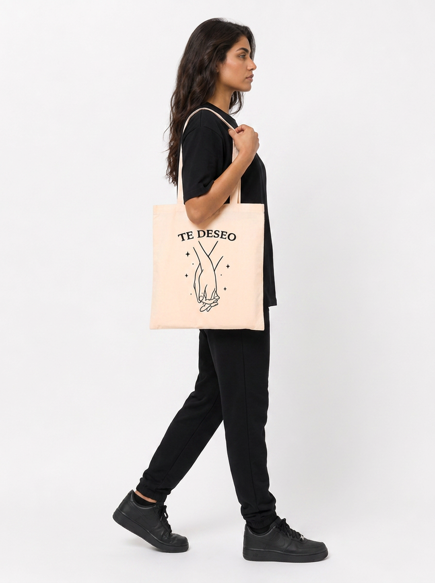 Galván Real - Tote Bag "Te Deseo" Beige