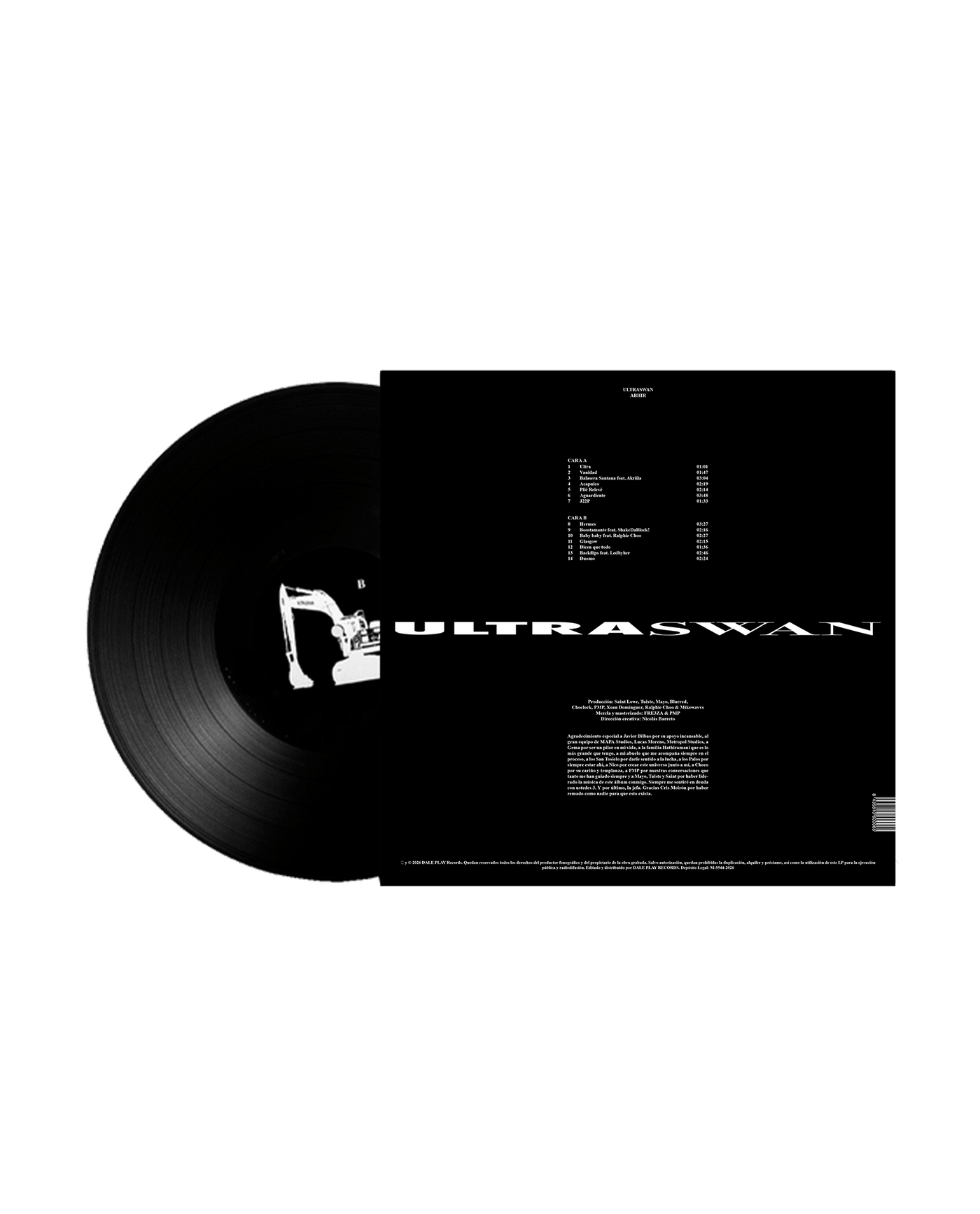 Abhir - LP Vinilo 12" "ULTRASWAN" - D2fy - Direct To Fans - ABHIR