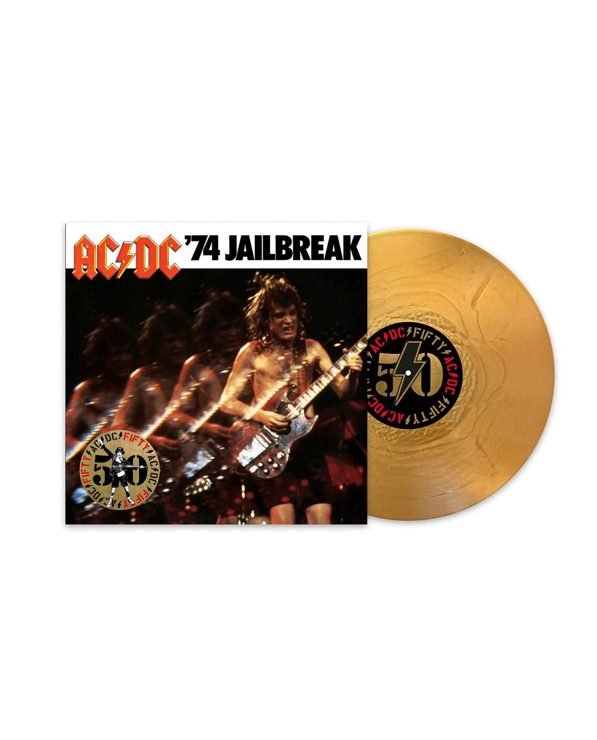 AC/DC - LP Vinilo Dorado "74 Jailbreak " Ed. 50 aniversario - D2fy · Rocktud - Rocktud