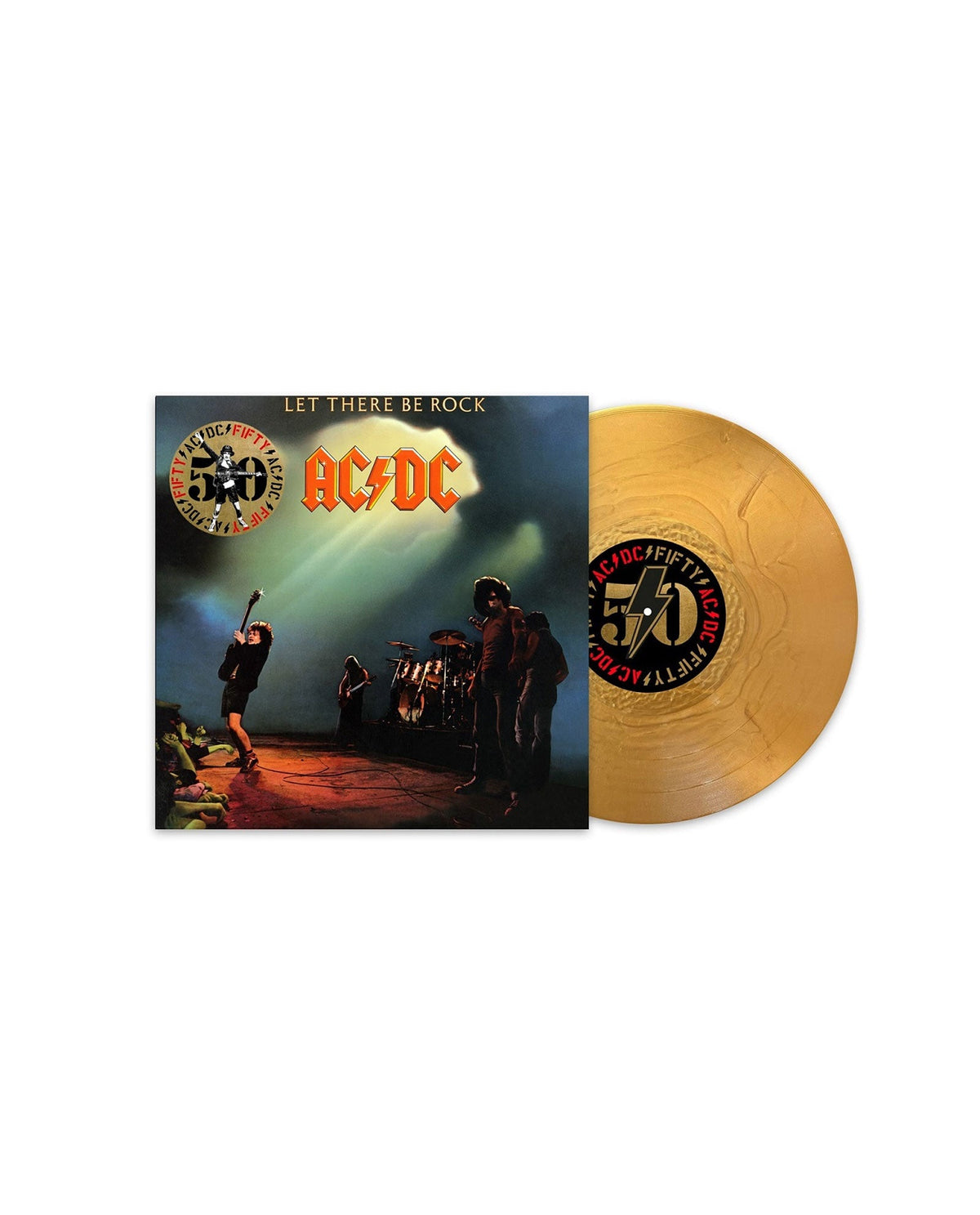 AC/DC - LP Vinilo Dorado "Let There Be Rock" Ed. 50 aniversario - D2fy · Rocktud - Rocktud