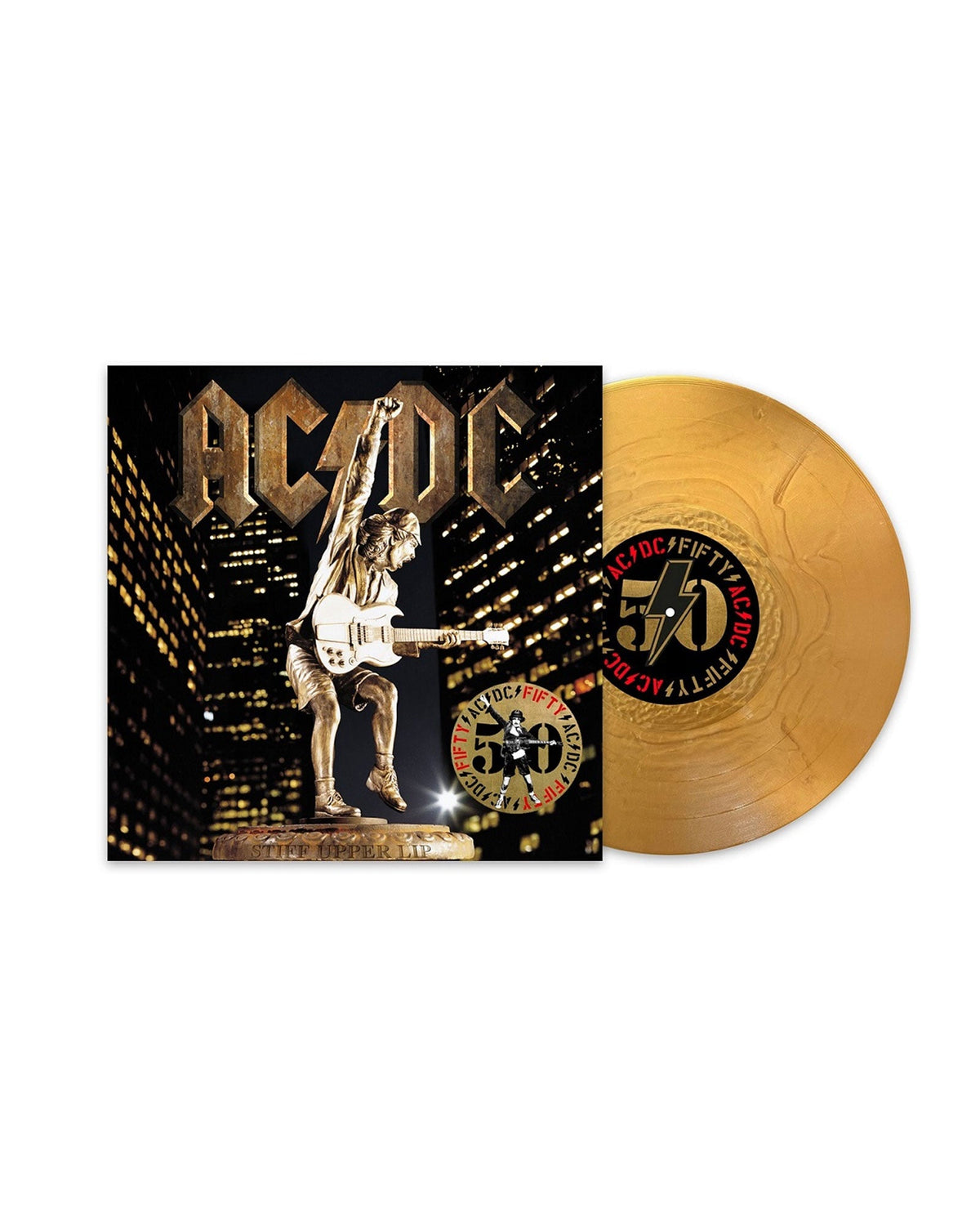 AC/DC - LP Vinilo Dorado "Stiff Upper Lip" Ed. 50 aniversario - D2fy · Rocktud - Rocktud