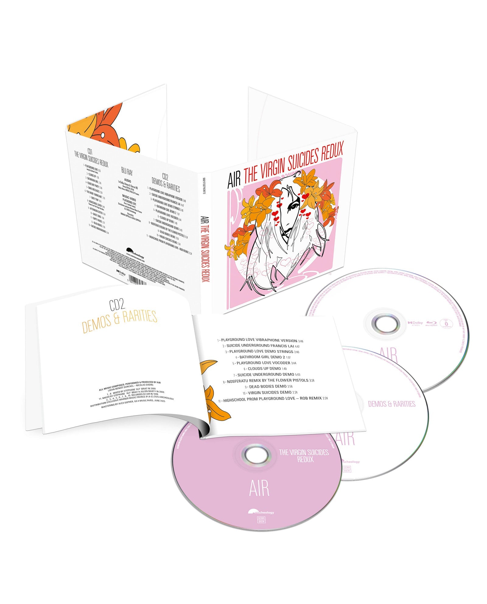 AIR - 2CD + BLU - RAY "The Virgin Suicides Redux" - D2fy · Rocktud - D2fy