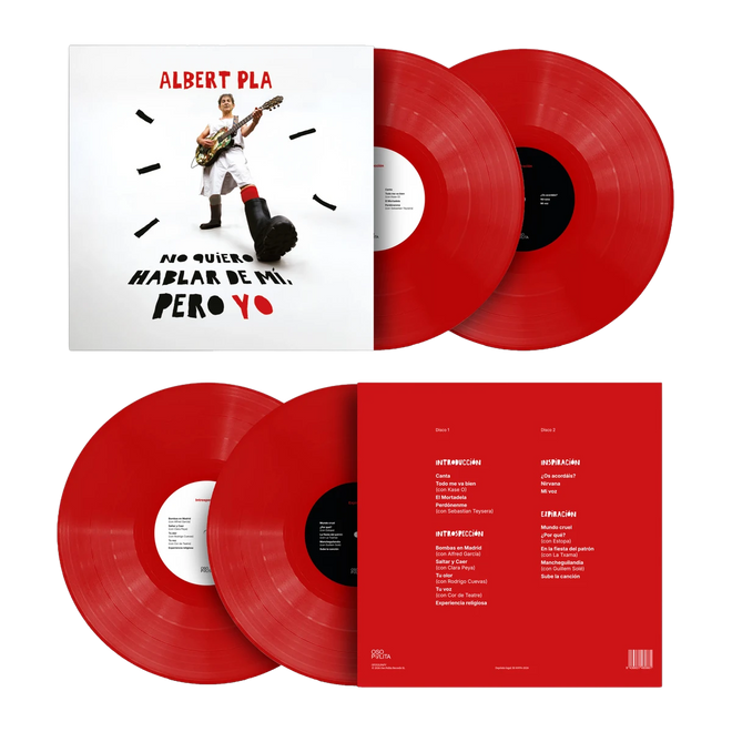 Albert Pla - 2LP Vinilo Rojo "No quiero hablar de mí, pero yo"