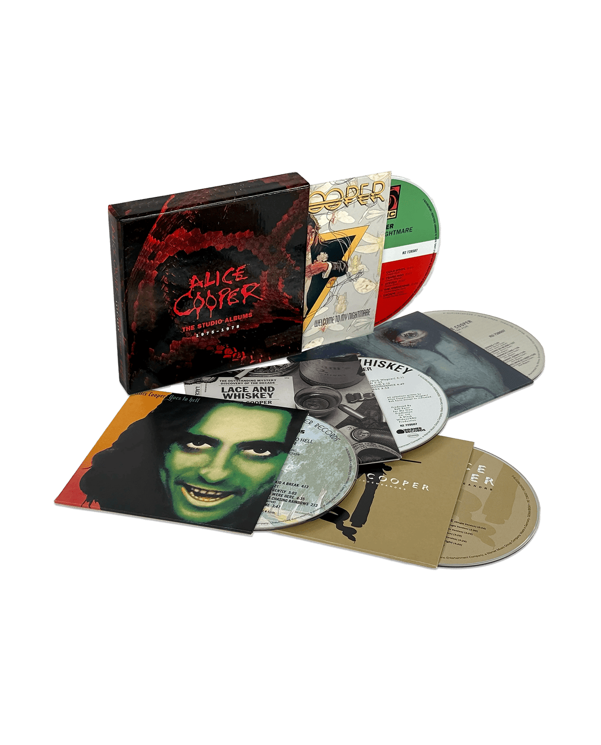 Alice Cooper - 5CD "The Studio Albums 1975-1978" - D2fy - Direct To Fans - Alice Cooper